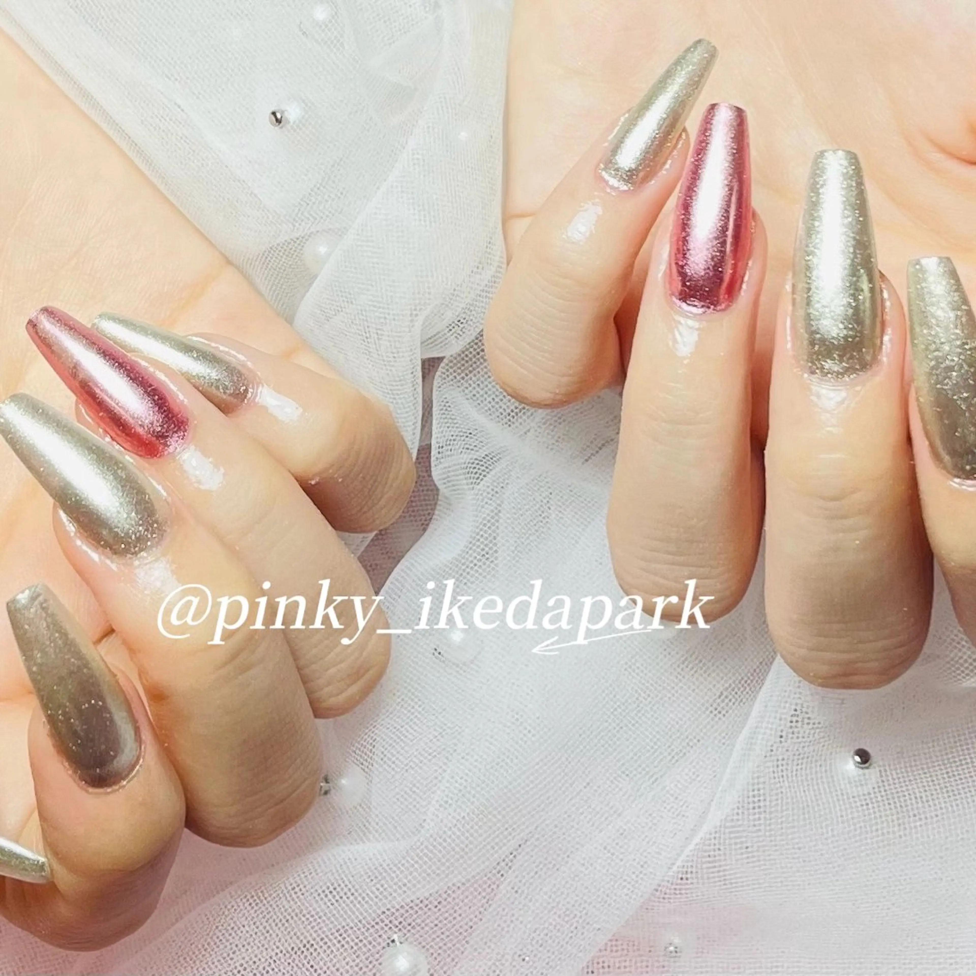 ネイル ハンドネイル PINKY nail所属・ピンキー 池田公園店のネイルデザイン