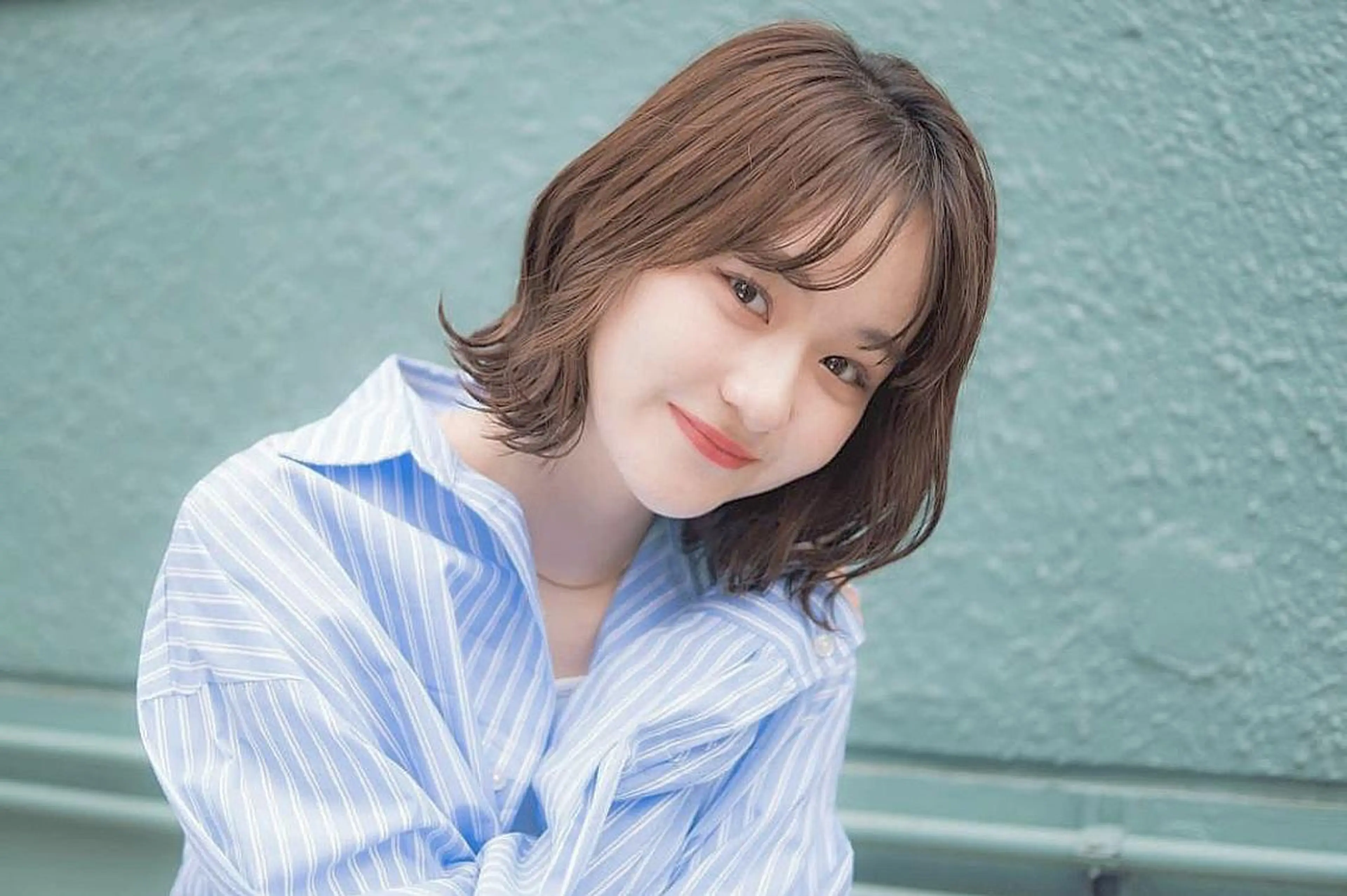 ミディアム カラー 関口 桃花🌷 暖色カラーのヘアスタイル