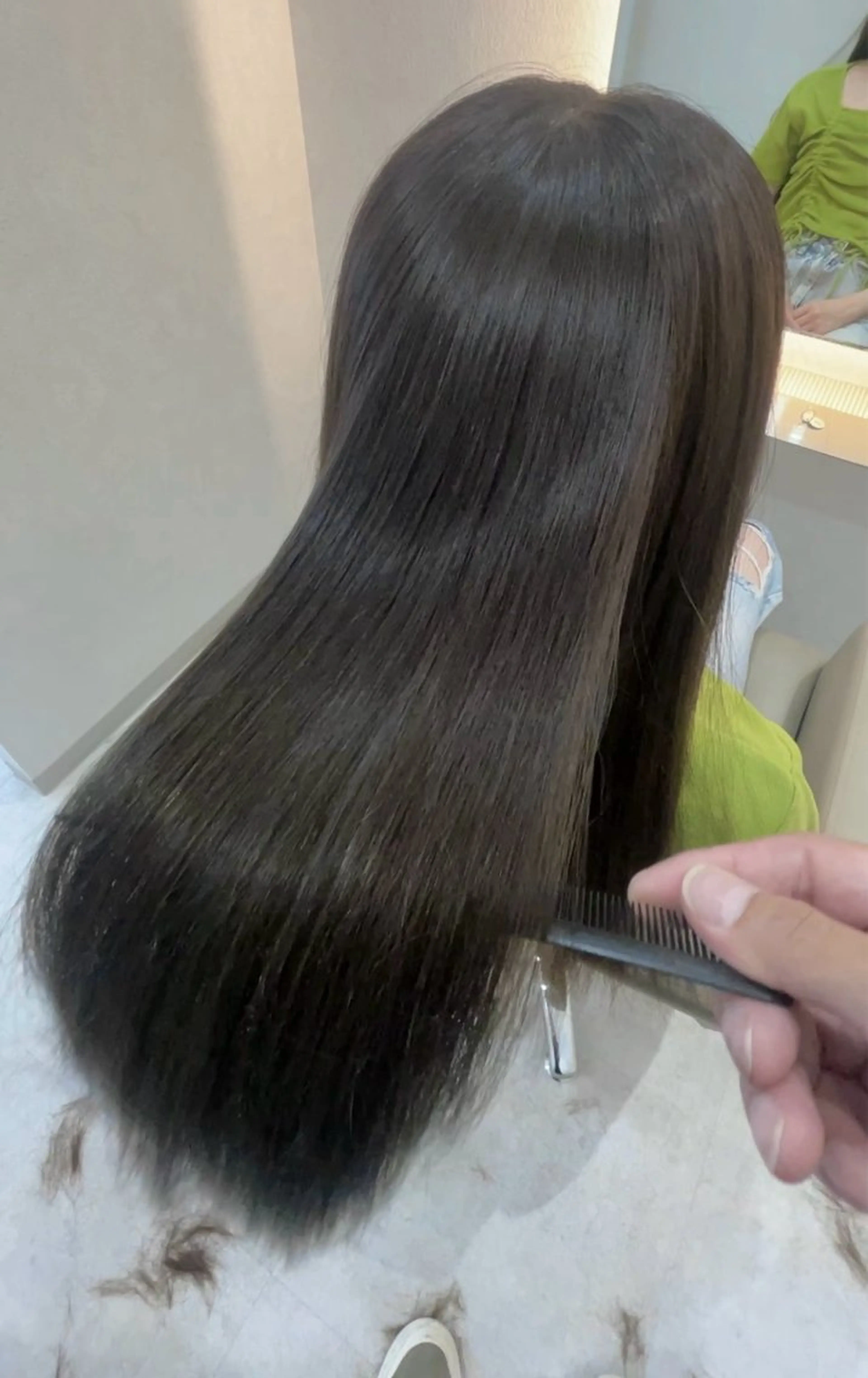 【🍀新規限定🍀】Premium艶髪ストレート(縮毛矯正)+カット+クイックトリートメント(CMC.PPT前処理付き)の写真
