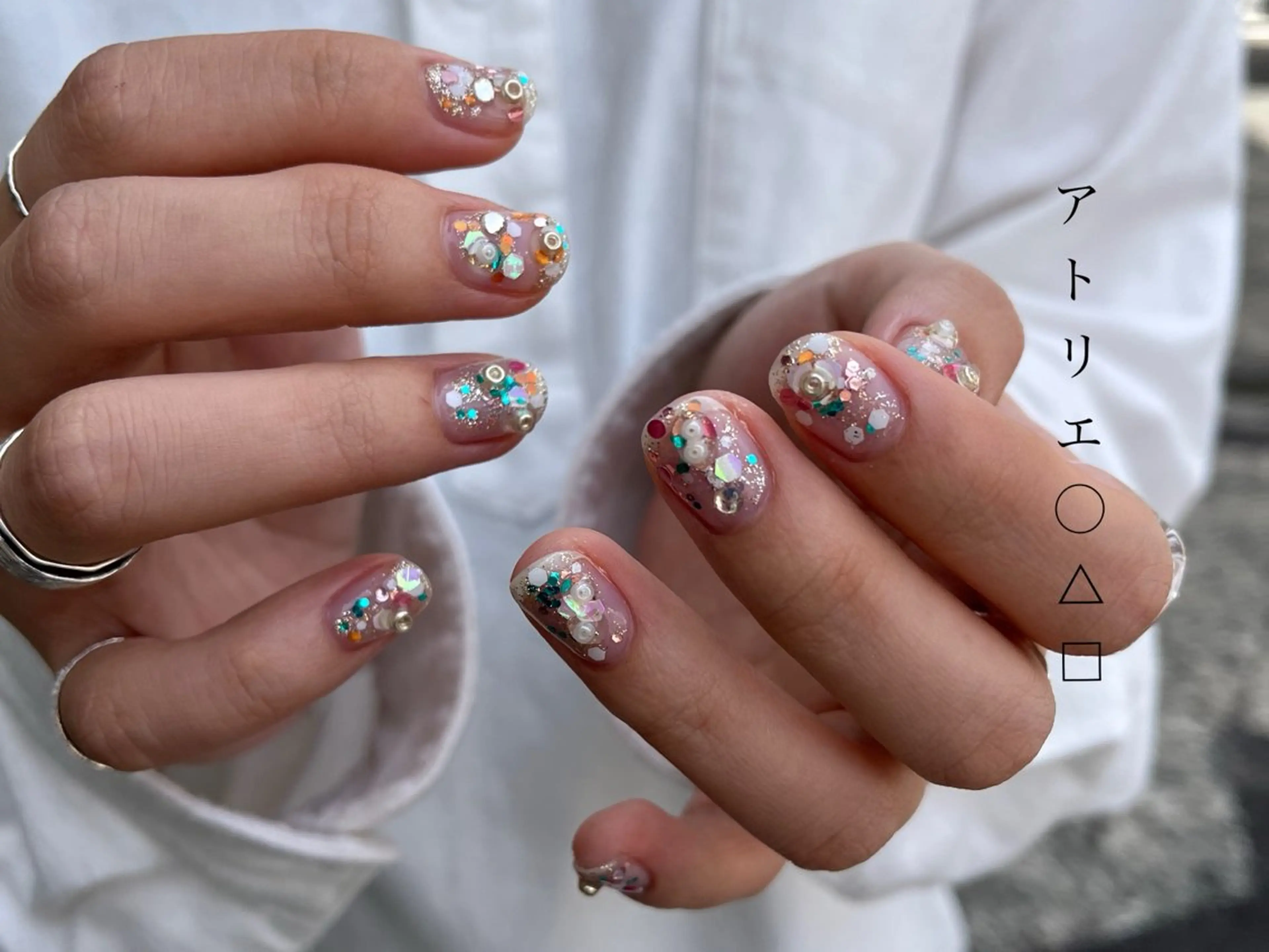 ネイル ハンドネイル アトリエ ○△□のネイルデザイン
