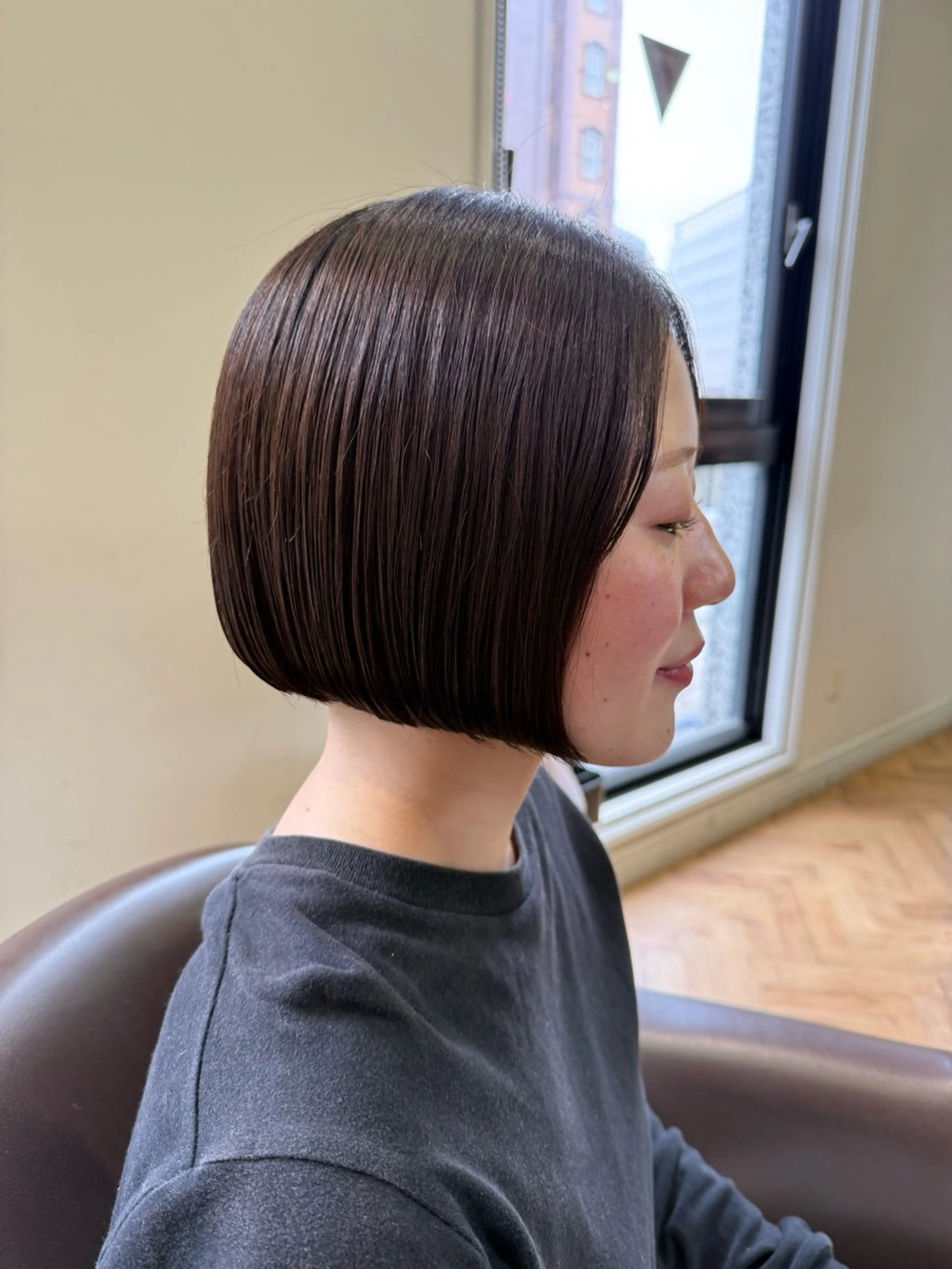 ショート ボブ 溝口 槙里也のヘアスタイル