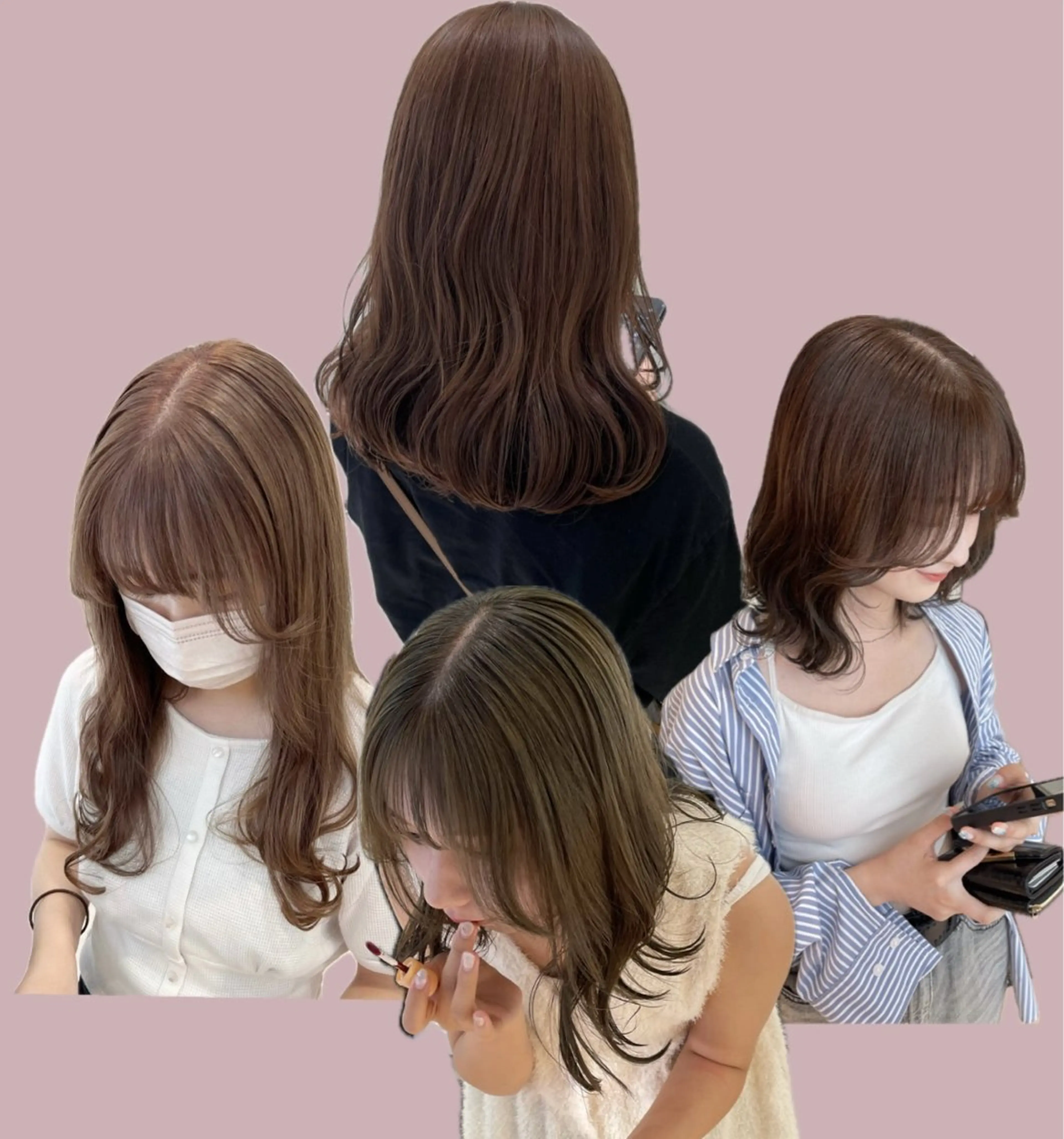 ミディアム ヘアカラー Parve Mix /頓宮 稚愛🤍のヘアスタイル