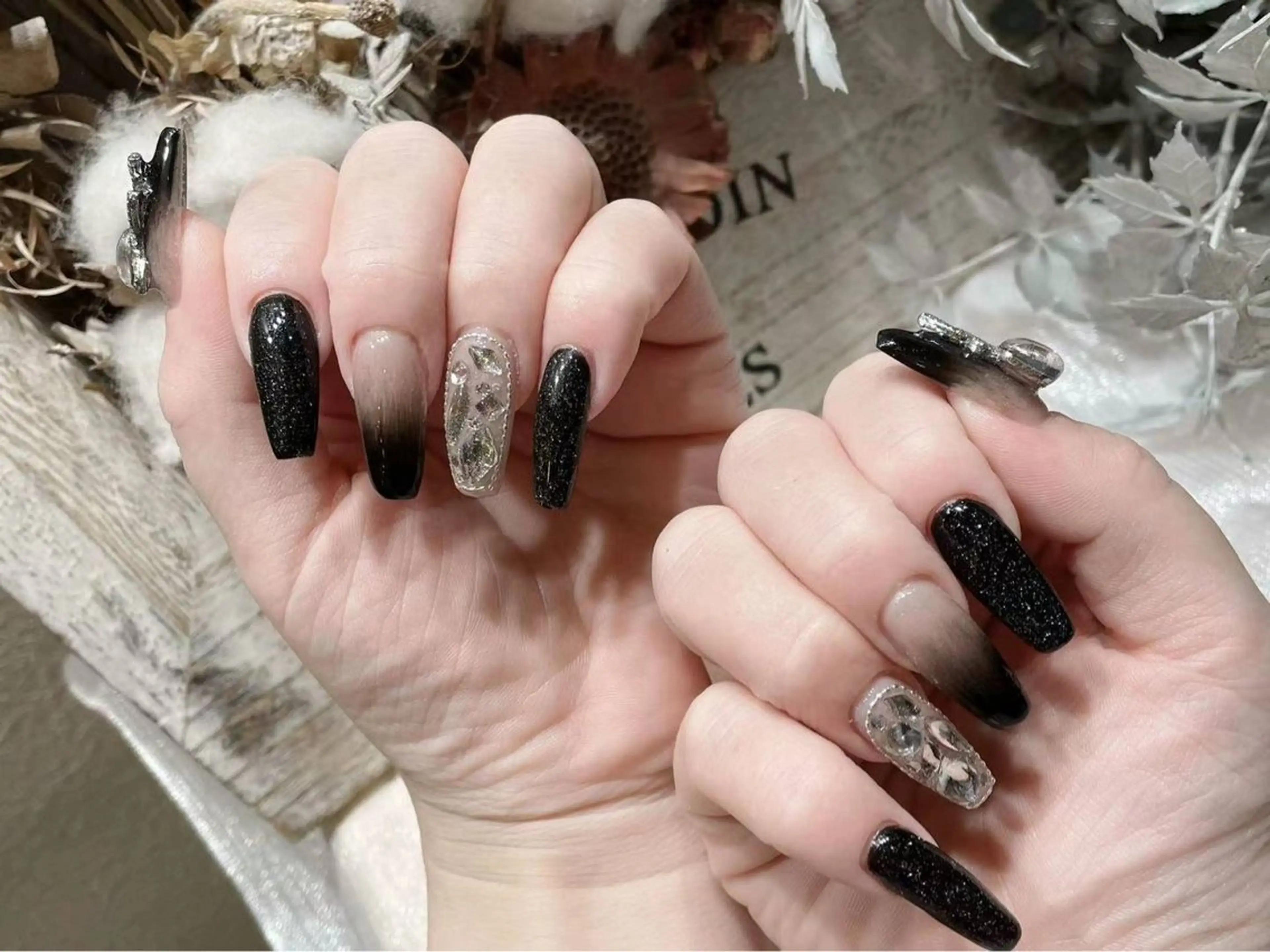 ネイル アートネイル フラワーネイル フットネイル ジェルネイル マグネットネイル Babarla Nailのネイルデザイン