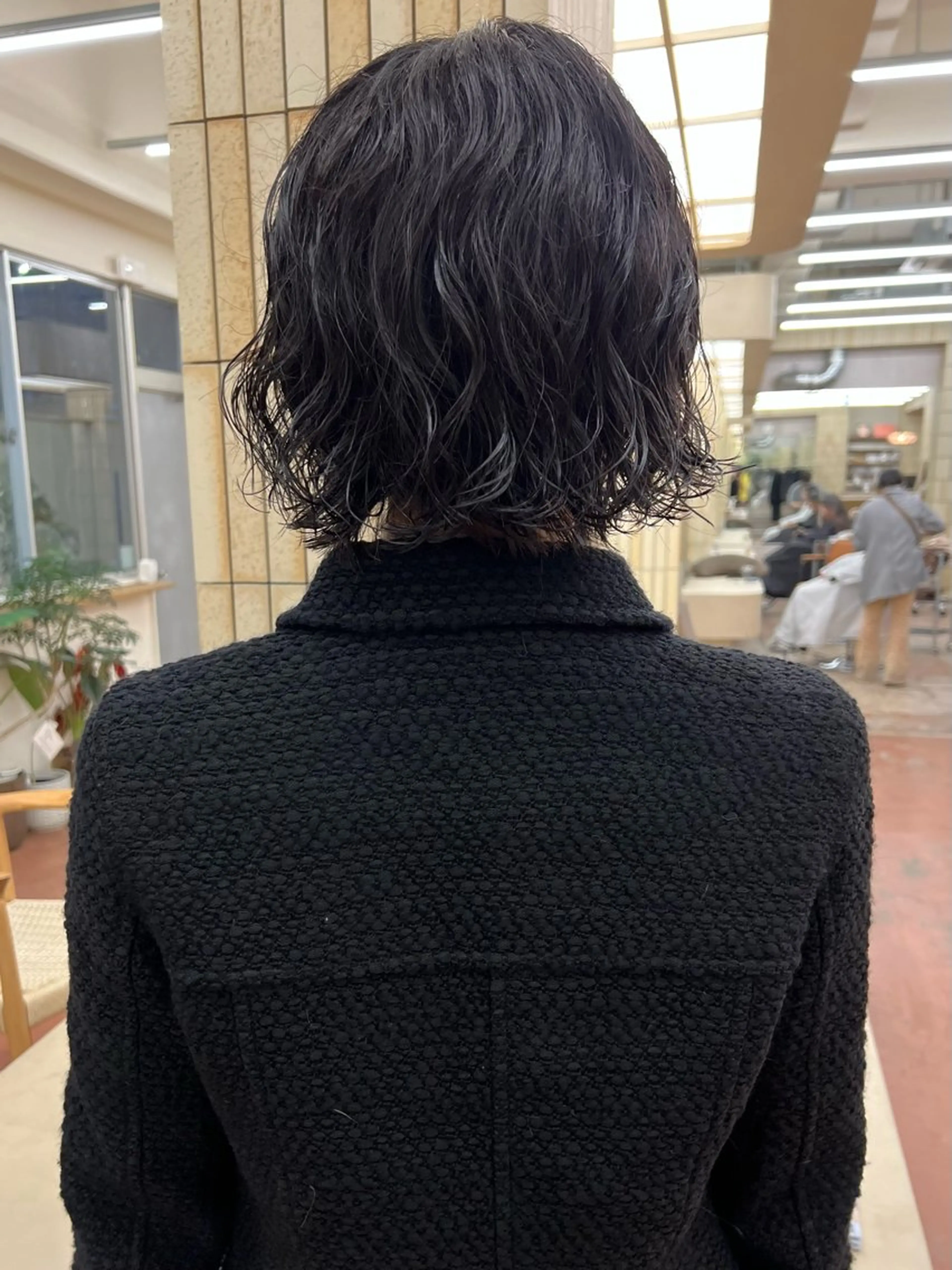 ミディアム パーマ カット パーマ トリートメント 矢場町/栄/上前津/ 佐藤祐希のヘアスタイル