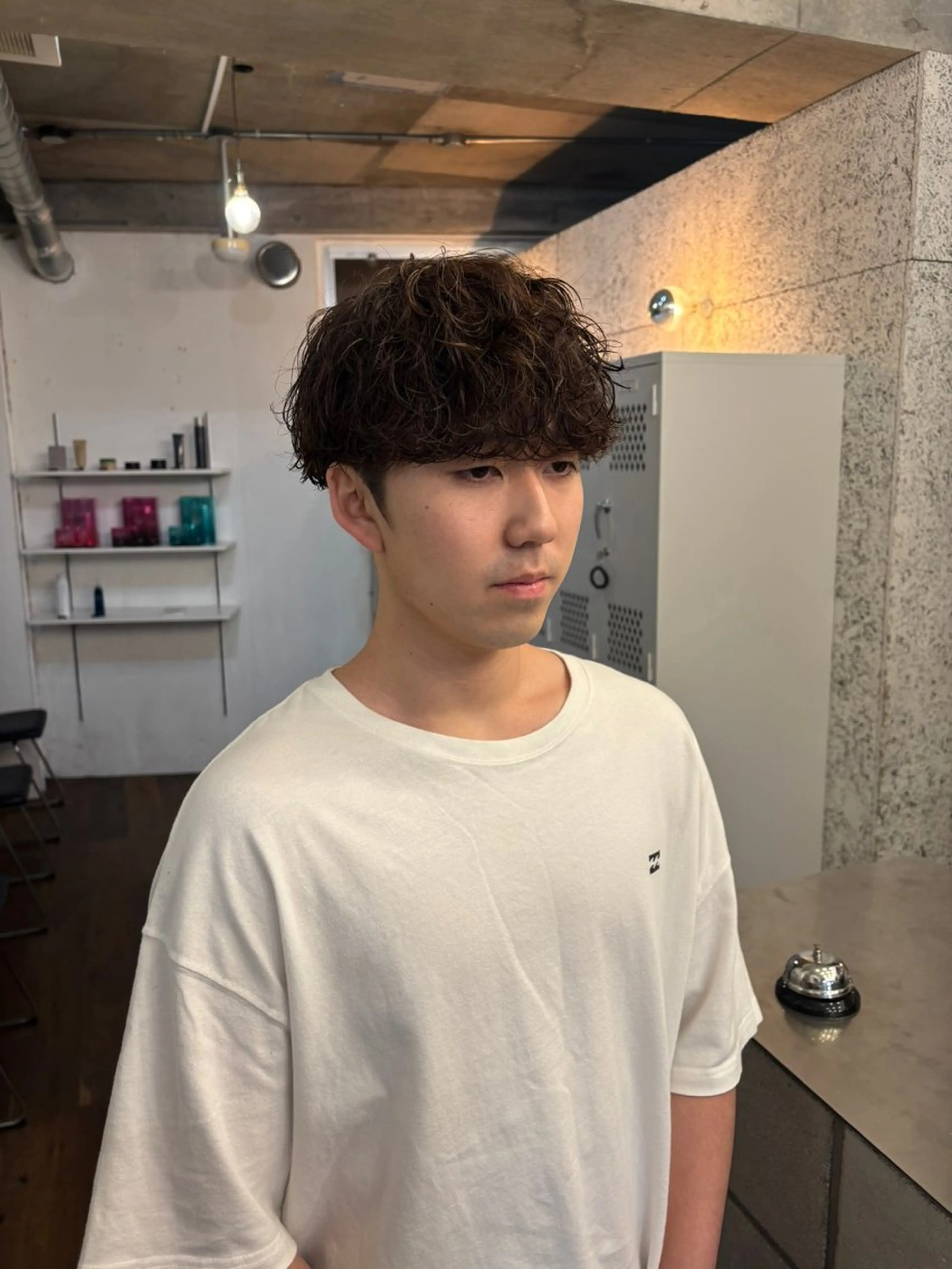 ショート パーマ メンズ fifth 庄子愛彩のヘアスタイル