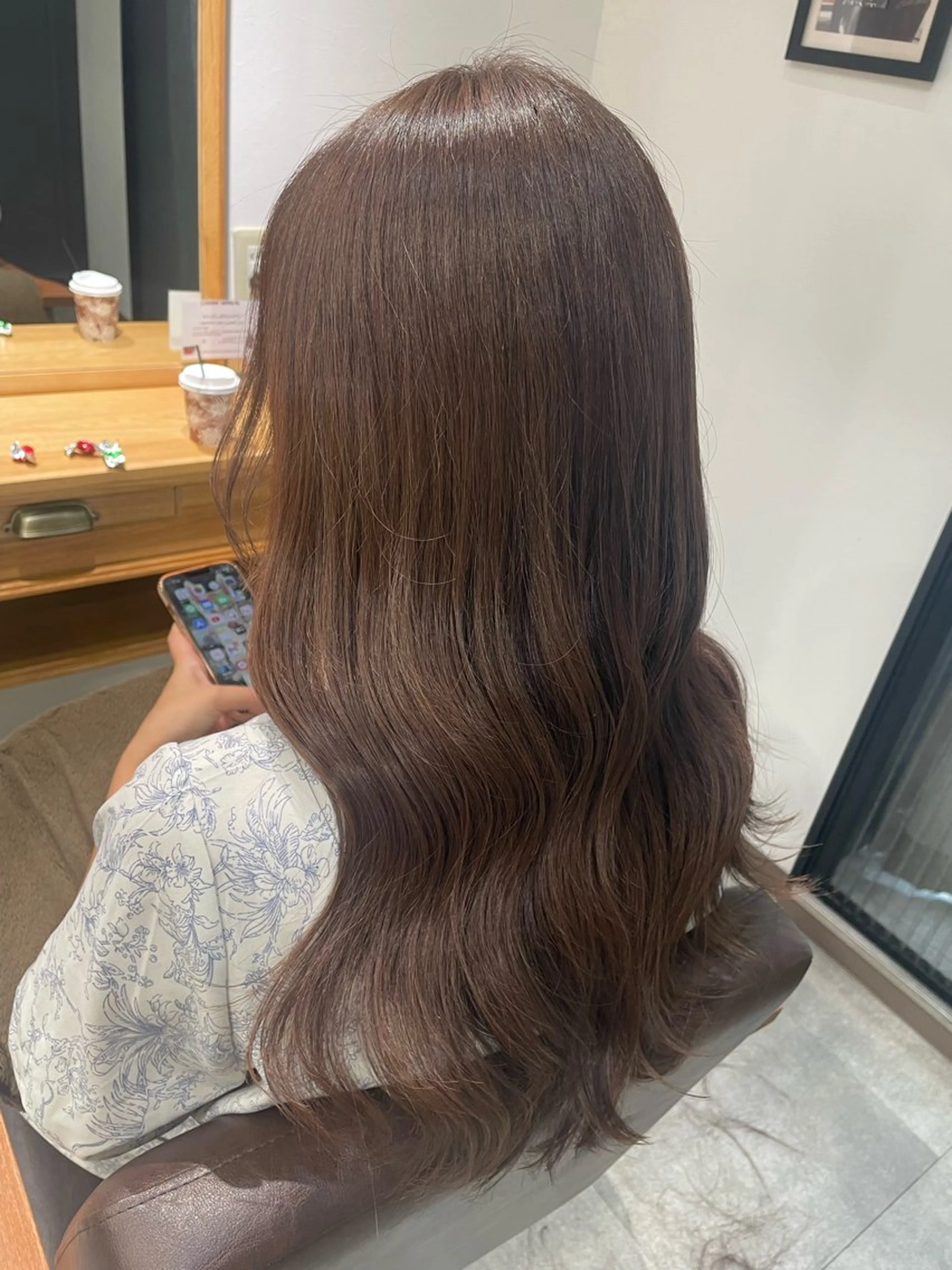 セミロング カット ヘアカラー トリートメント 木村 真知子のヘアスタイル