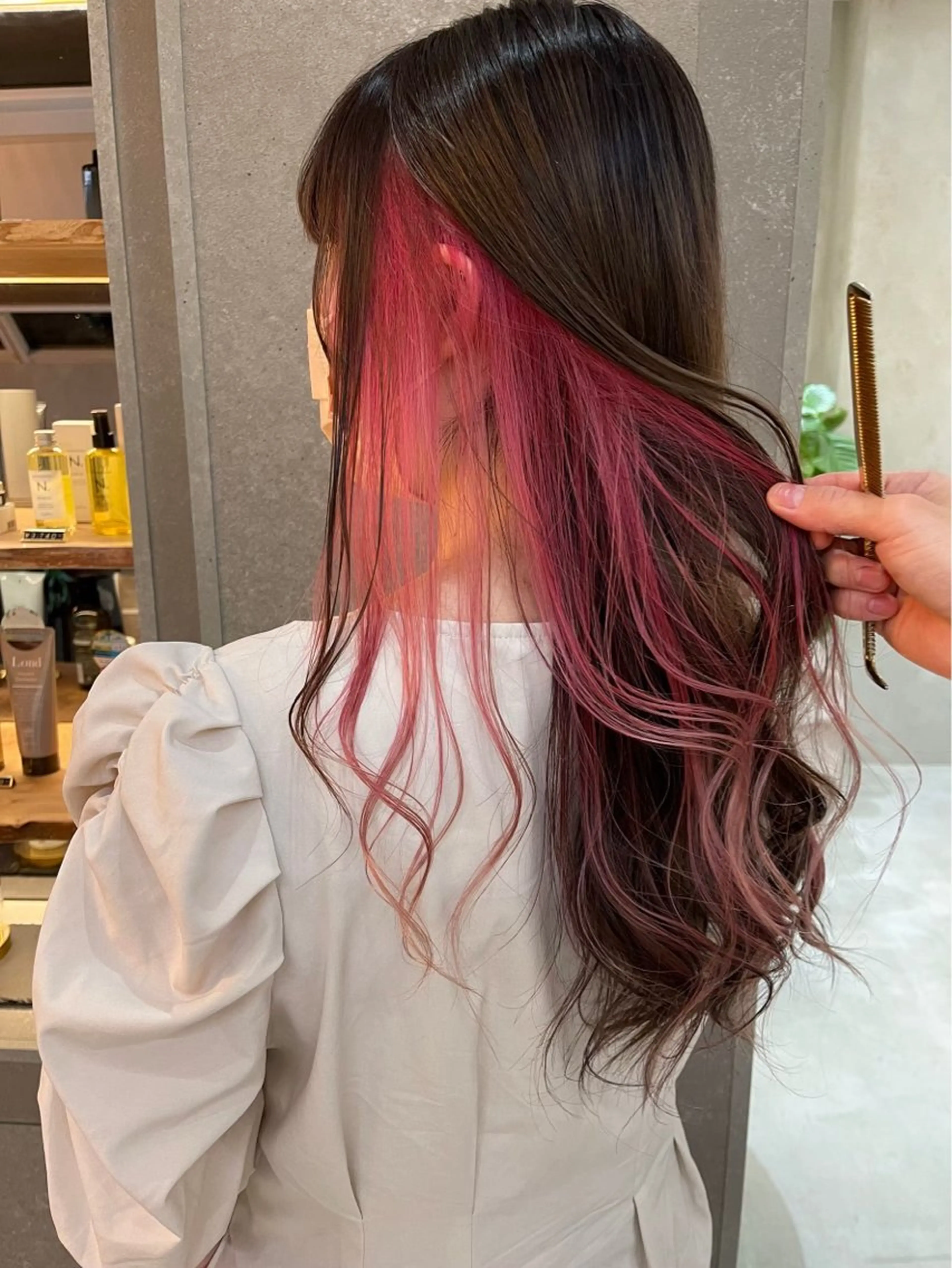 カラー ヘアカラー 透明感カラー/ ボブ/レイヤー/小林のヘアスタイル