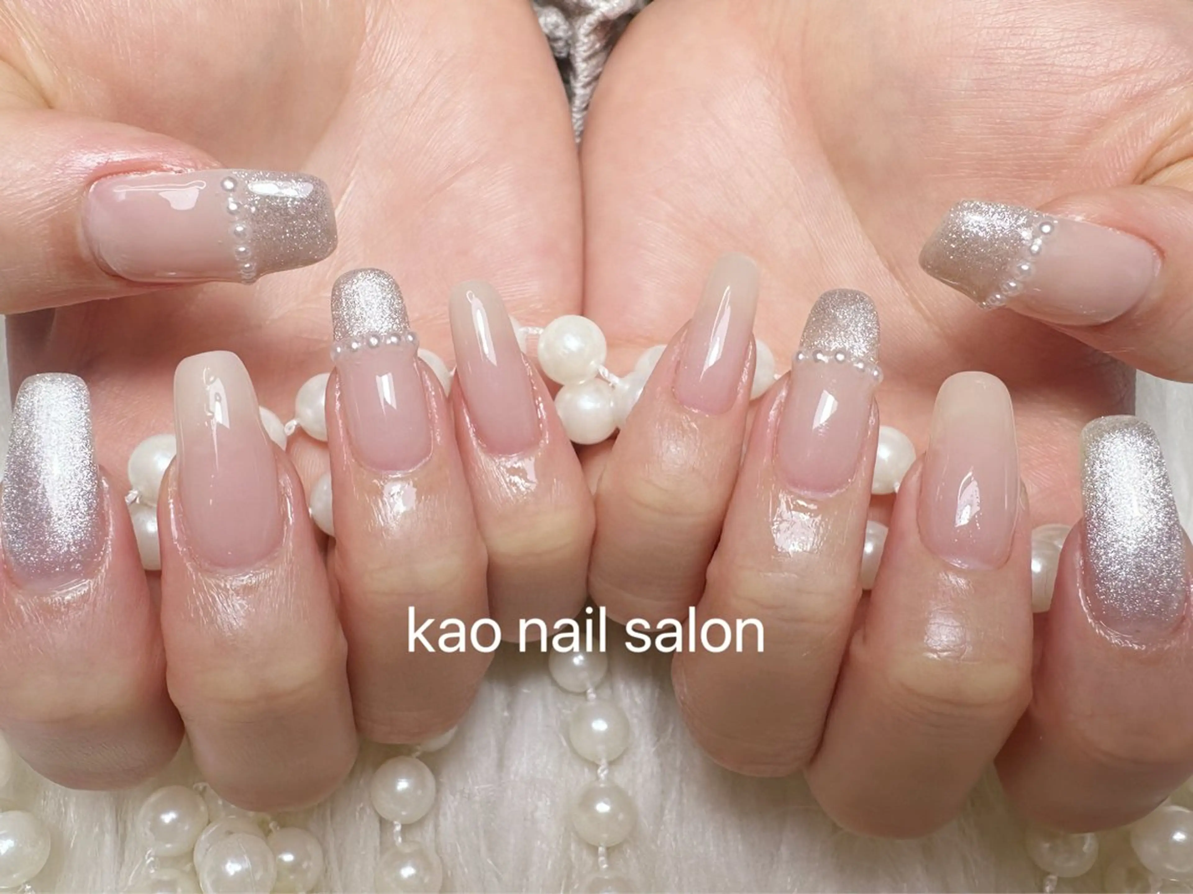 ネイル ハンドネイル kao nail マグネット/長さだしのネイルデザイン