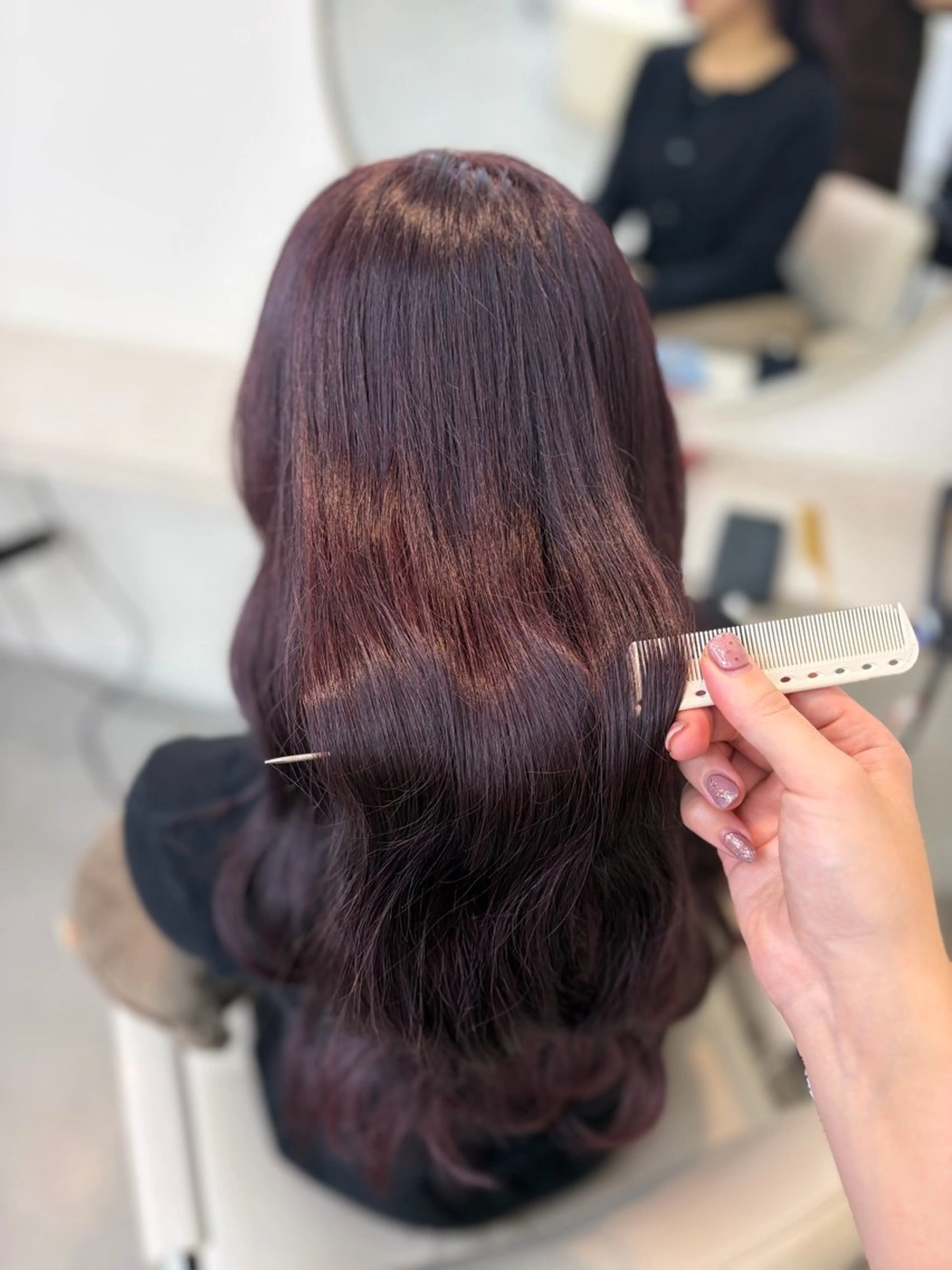 ロング ヘアカラー Meena by  urban所属・iroha/名古屋/ 暖色カラー/髪質改善のヘアスタイル