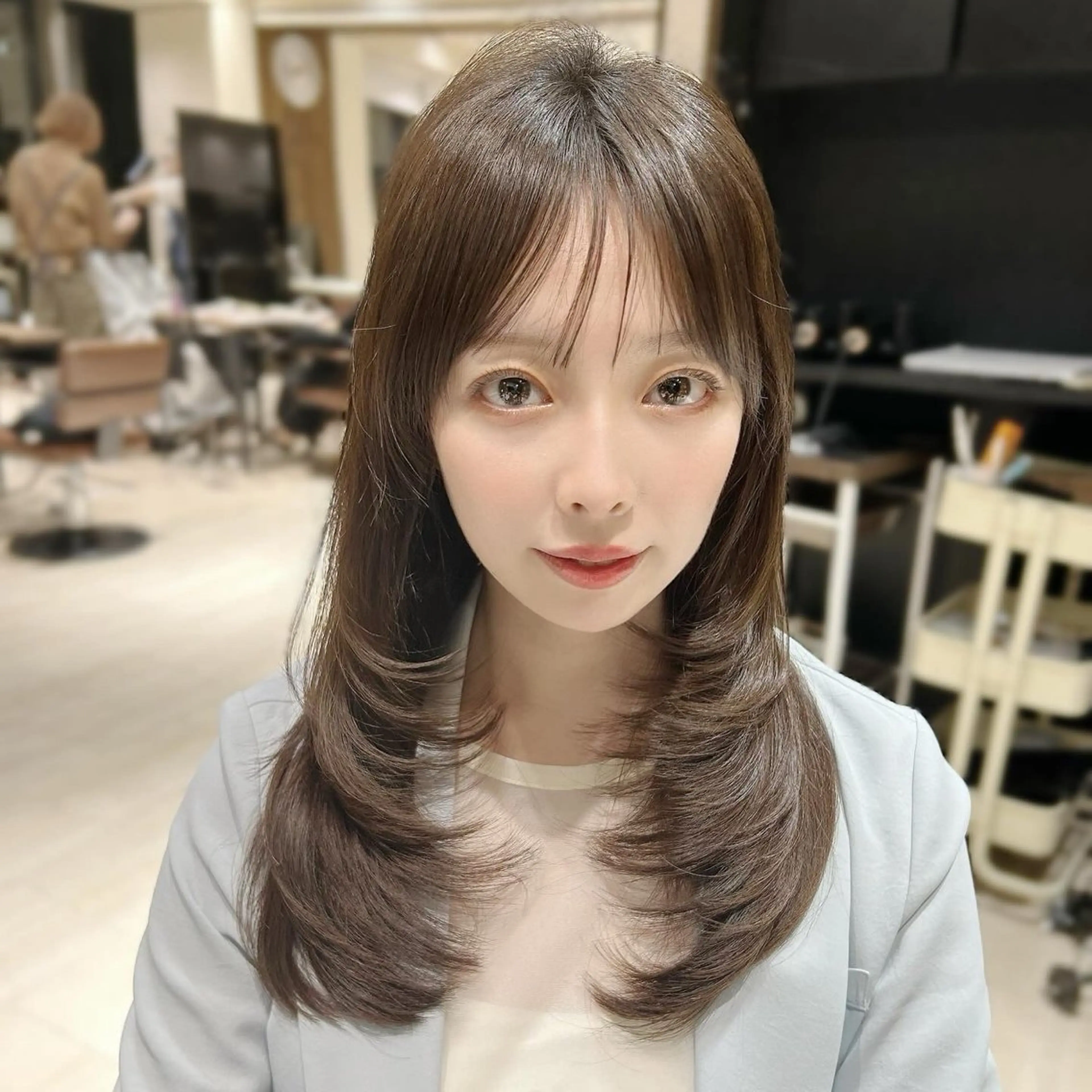 カット ヘアカラー トリートメント 🎀大竹美侑／顔まわ りカット／レイヤーのヘアスタイル