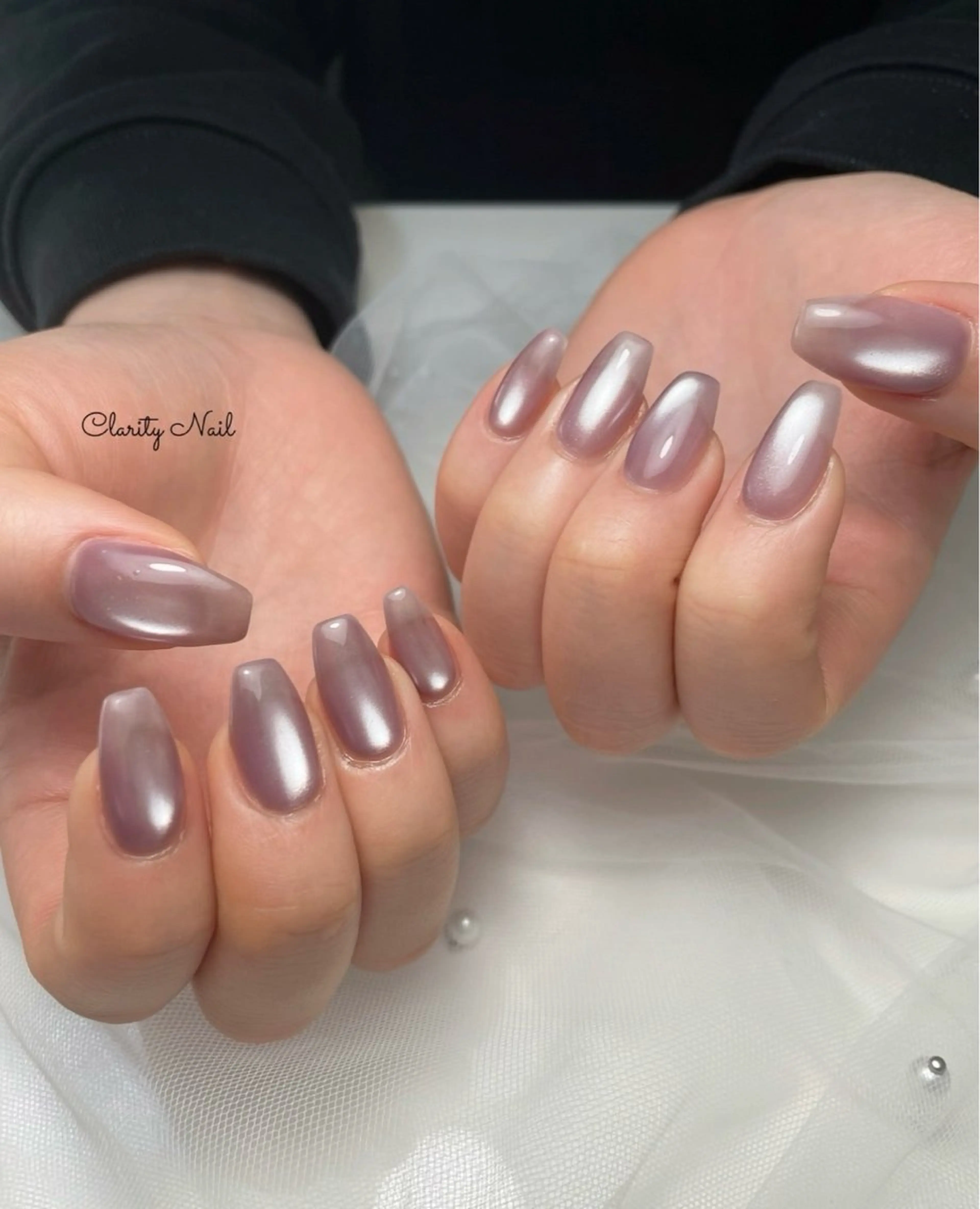 ネイル ワンカラーネイル ハンドネイル Clarity Nailのネイルデザイン