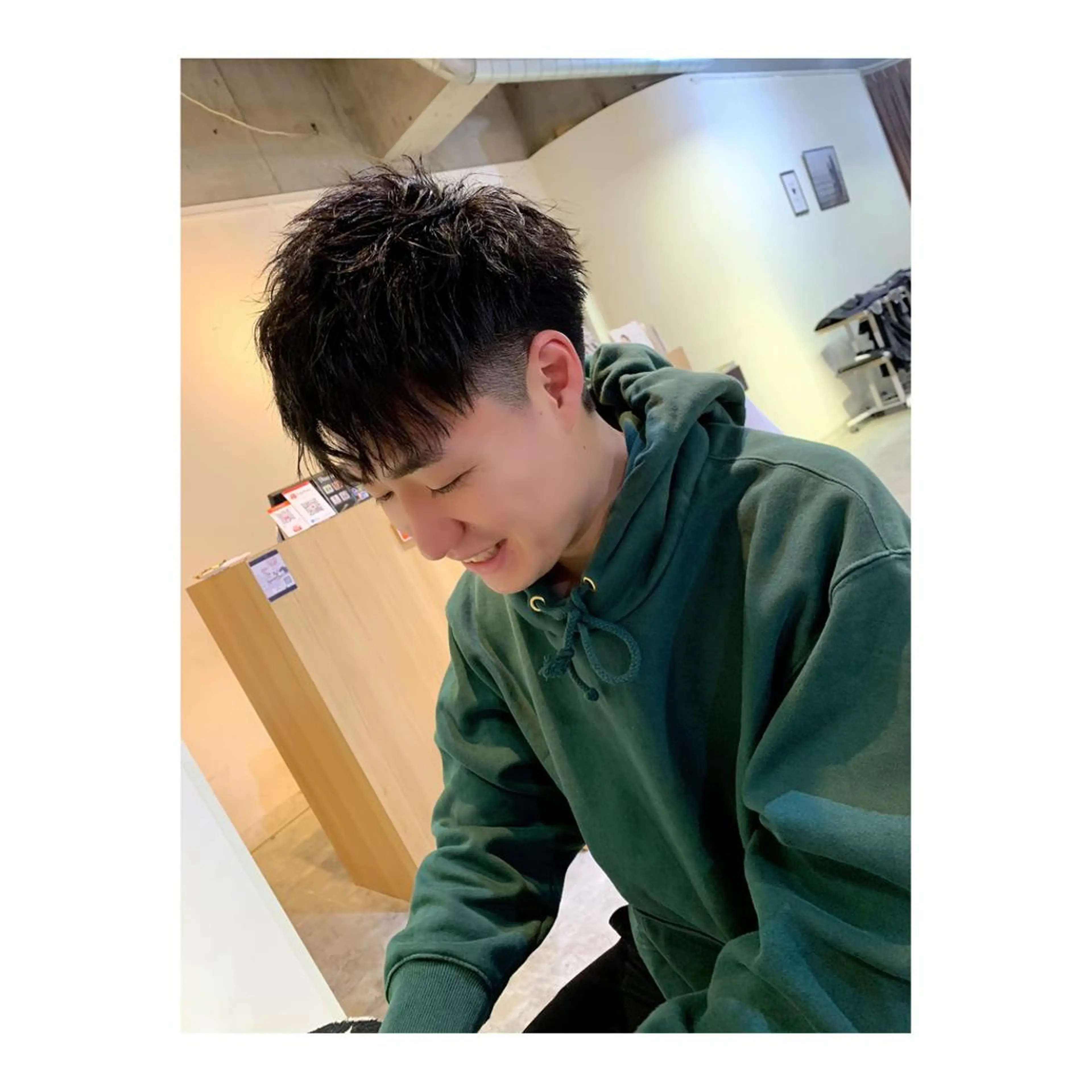 ショート パーマ メンズ ange☞ soutaのヘアスタイル