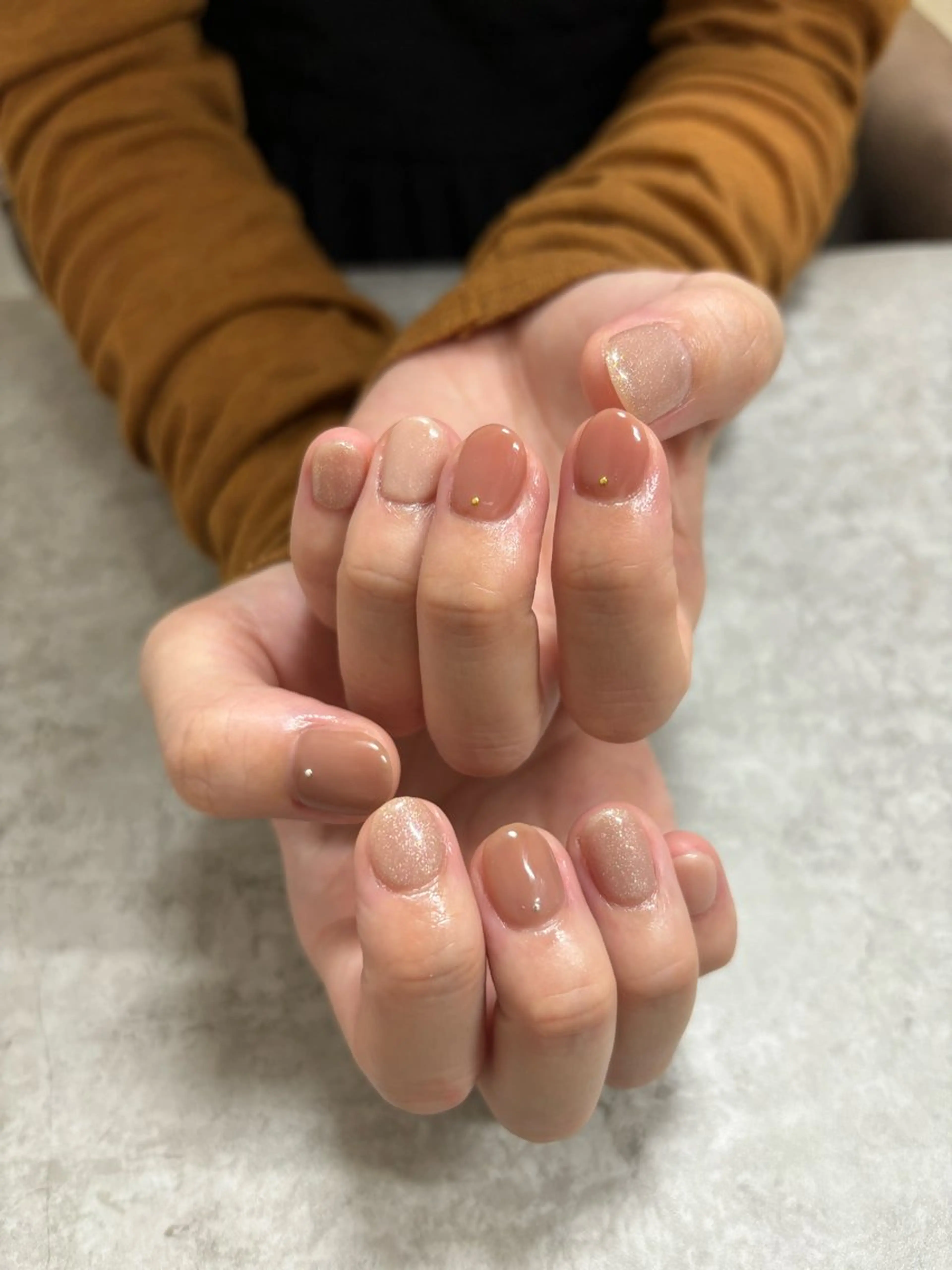 ネイル ジェルネイル ワンカラーネイル ハンドネイル nail salon Howdyのネイルデザイン