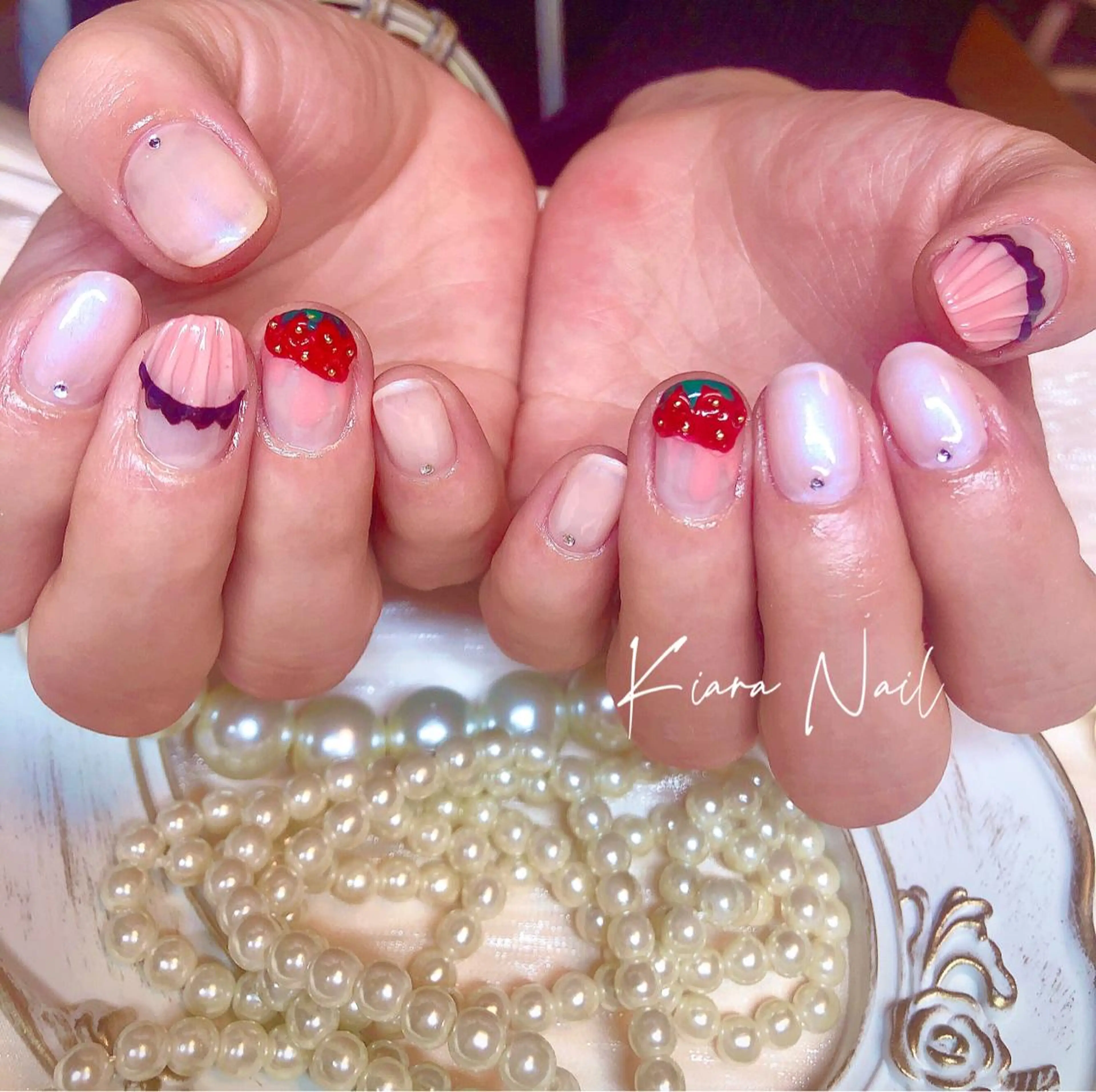 ネイル アートネイル 持ち込み 🍭Kiara Nail🍭のネイルデザイン