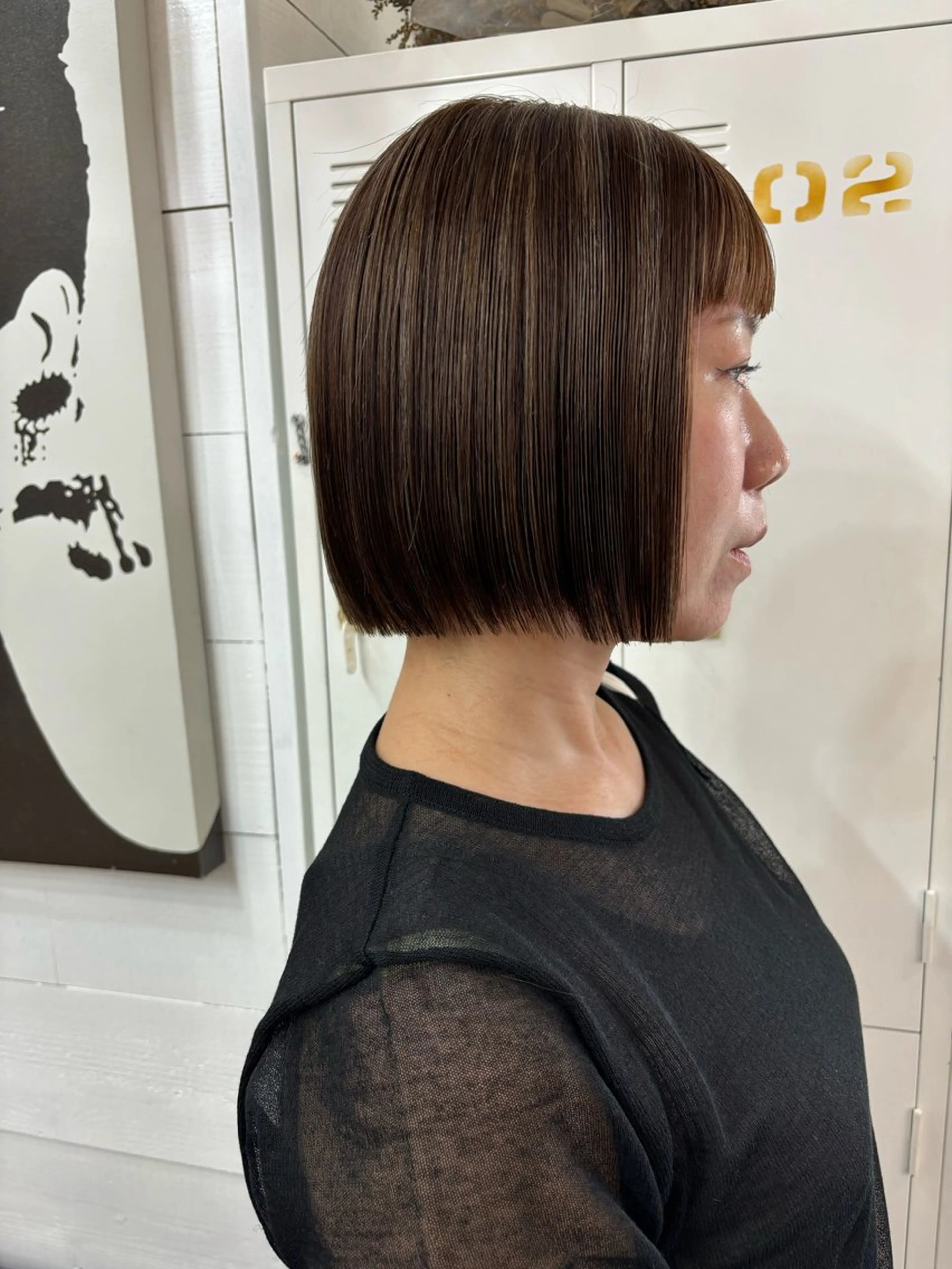 ミディアム カラー ハイライトカラー ハイライト LOMARLIE JURIAのヘアスタイル