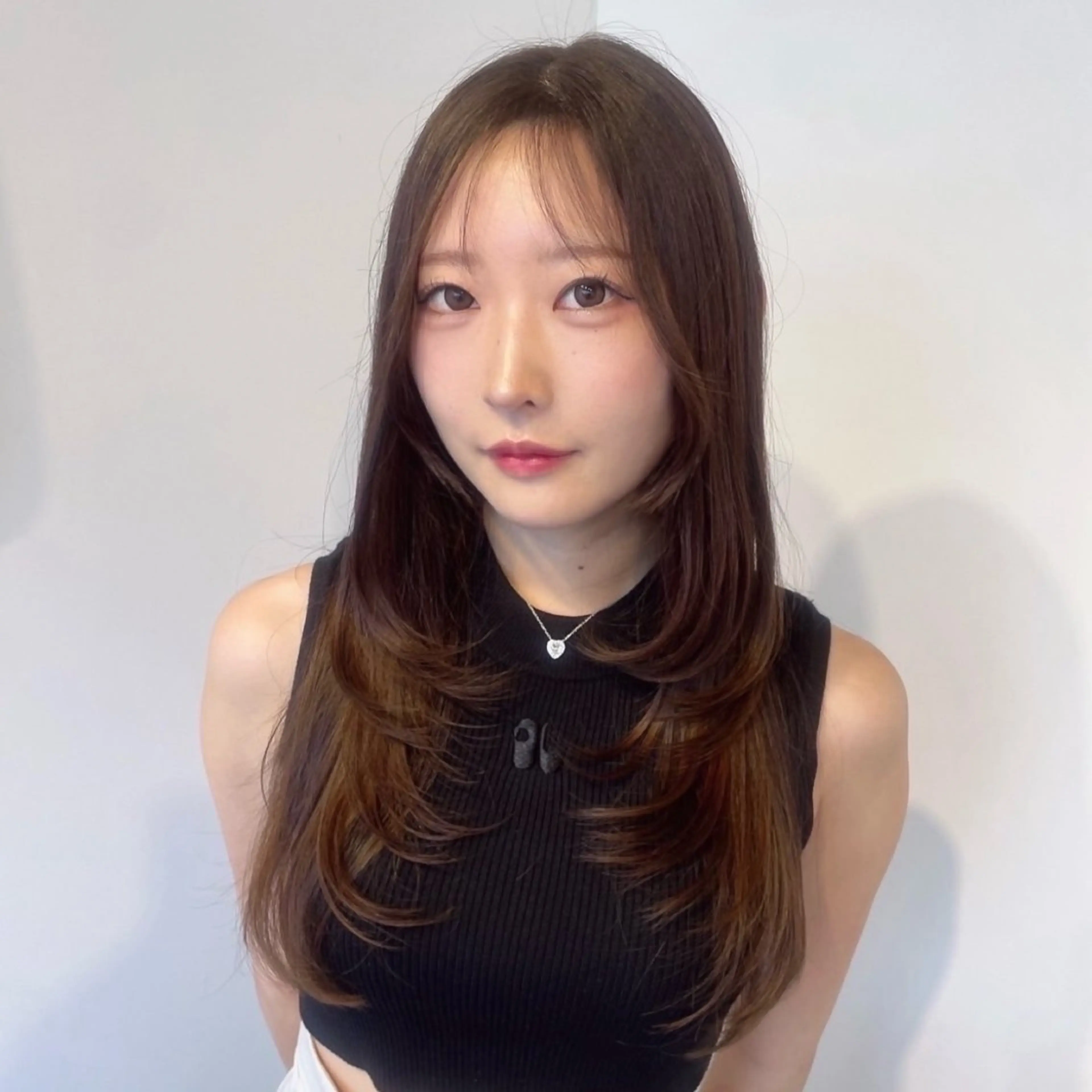 ロング カット トリートメント レイヤーカット🩵 盛れ顔周り/Miuのヘアスタイル