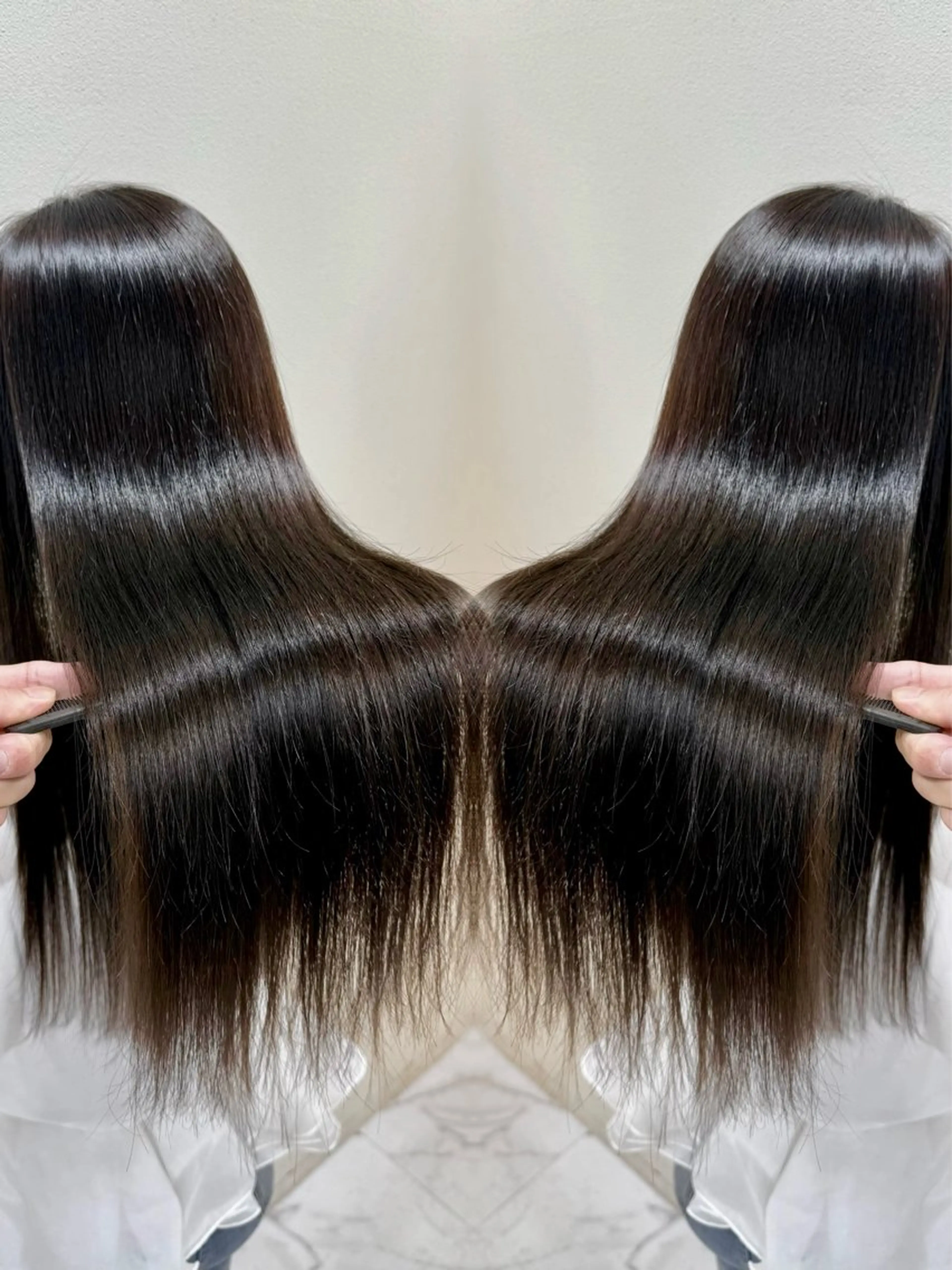 ロング 髪質改善縮毛矯正🫧 村上蒼生のヘアスタイル