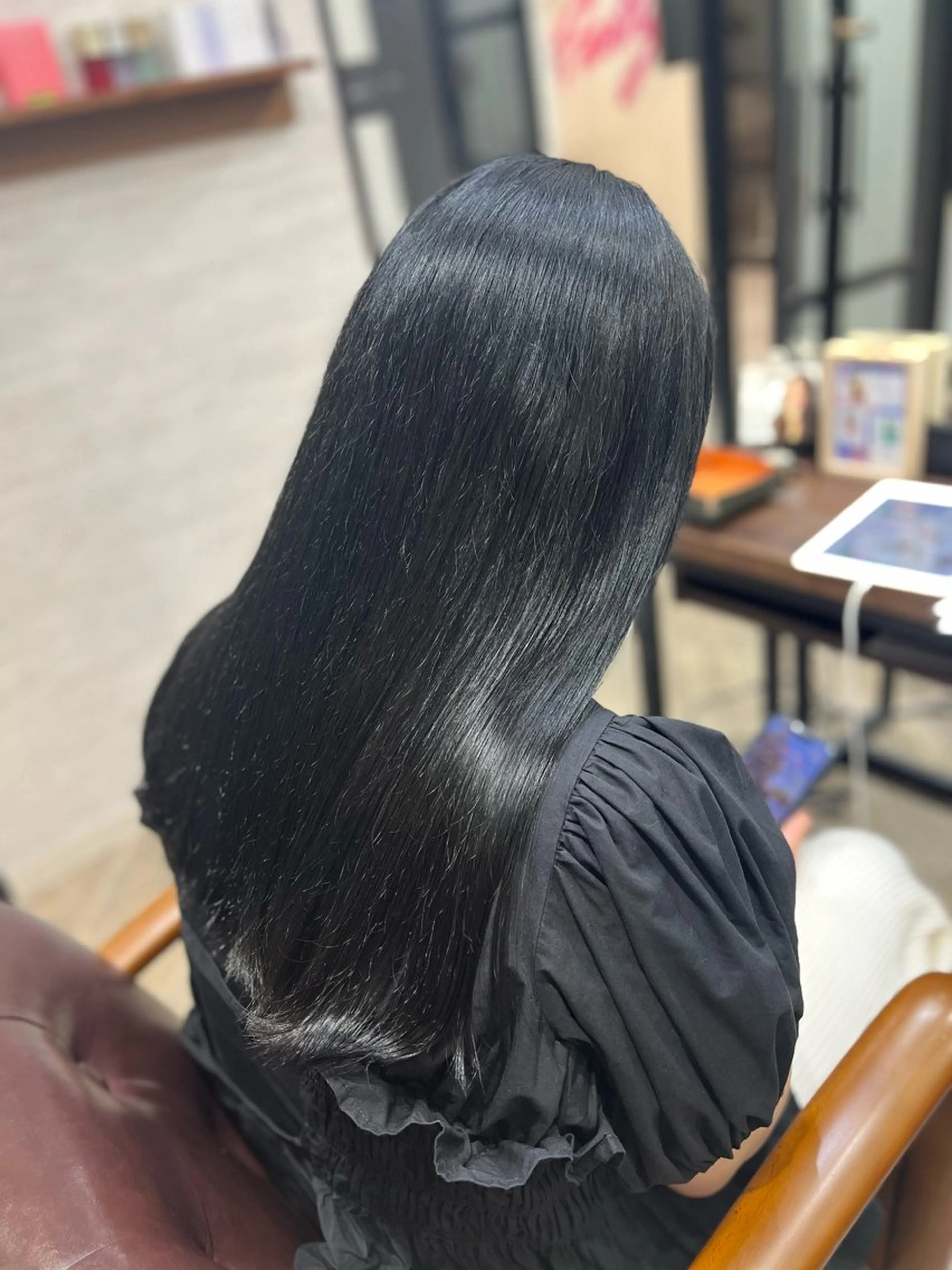 ロング カラー グレージュ オリーブグレージュ オリーブグレー カット ヘアカラー トリートメント 🫧ぷる艶カラー🫧 Yuubi🦩のヘアスタイル