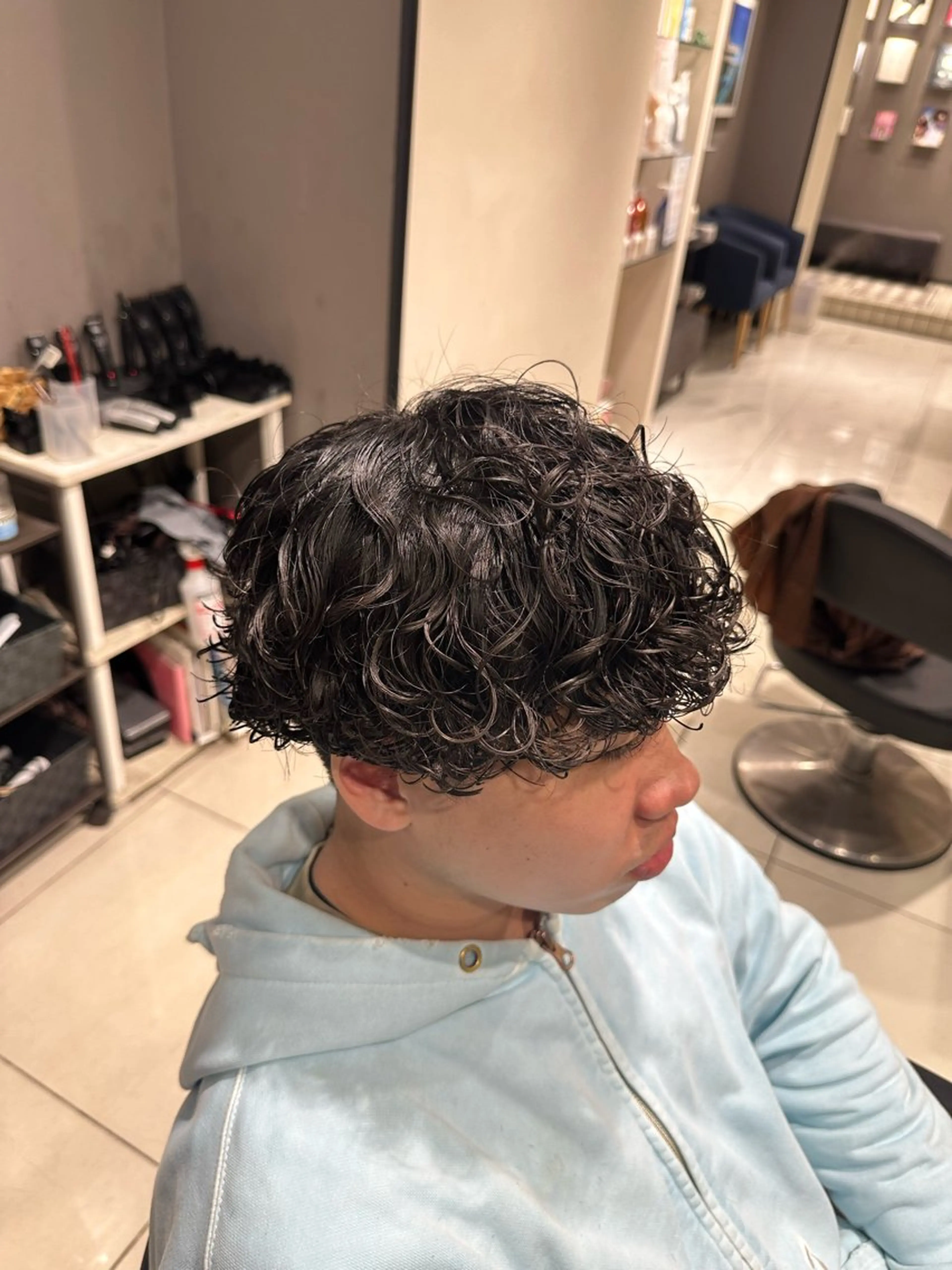 メンズ メンズパーマ プードルパーマ プードルパーマ カット パーマ メンズ特化美容師💠 / 関内 / レンのヘアスタイル