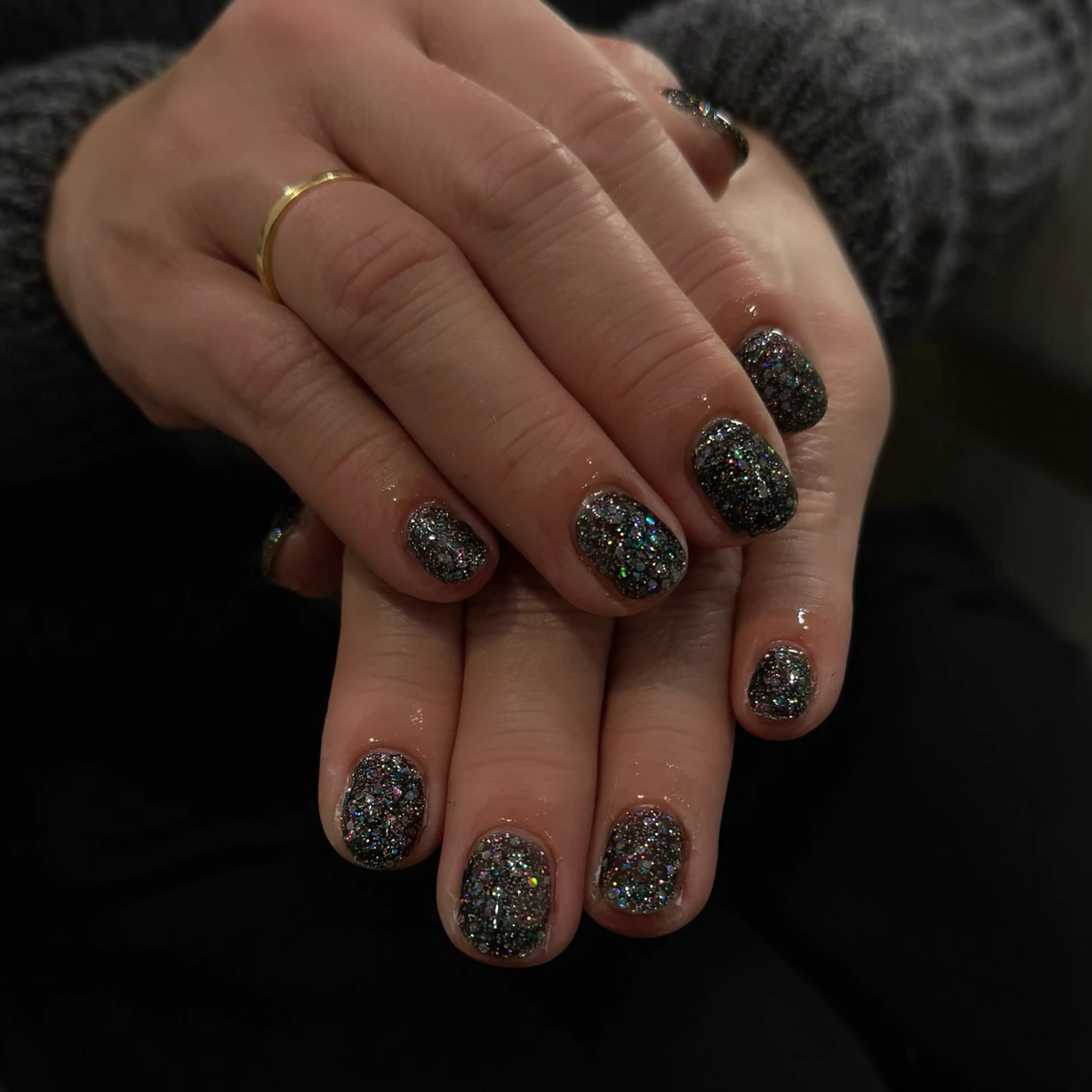 ネイル ラメ(グリッター) ハンドネイル LOOP所属・LOOP kanaのネイルデザイン