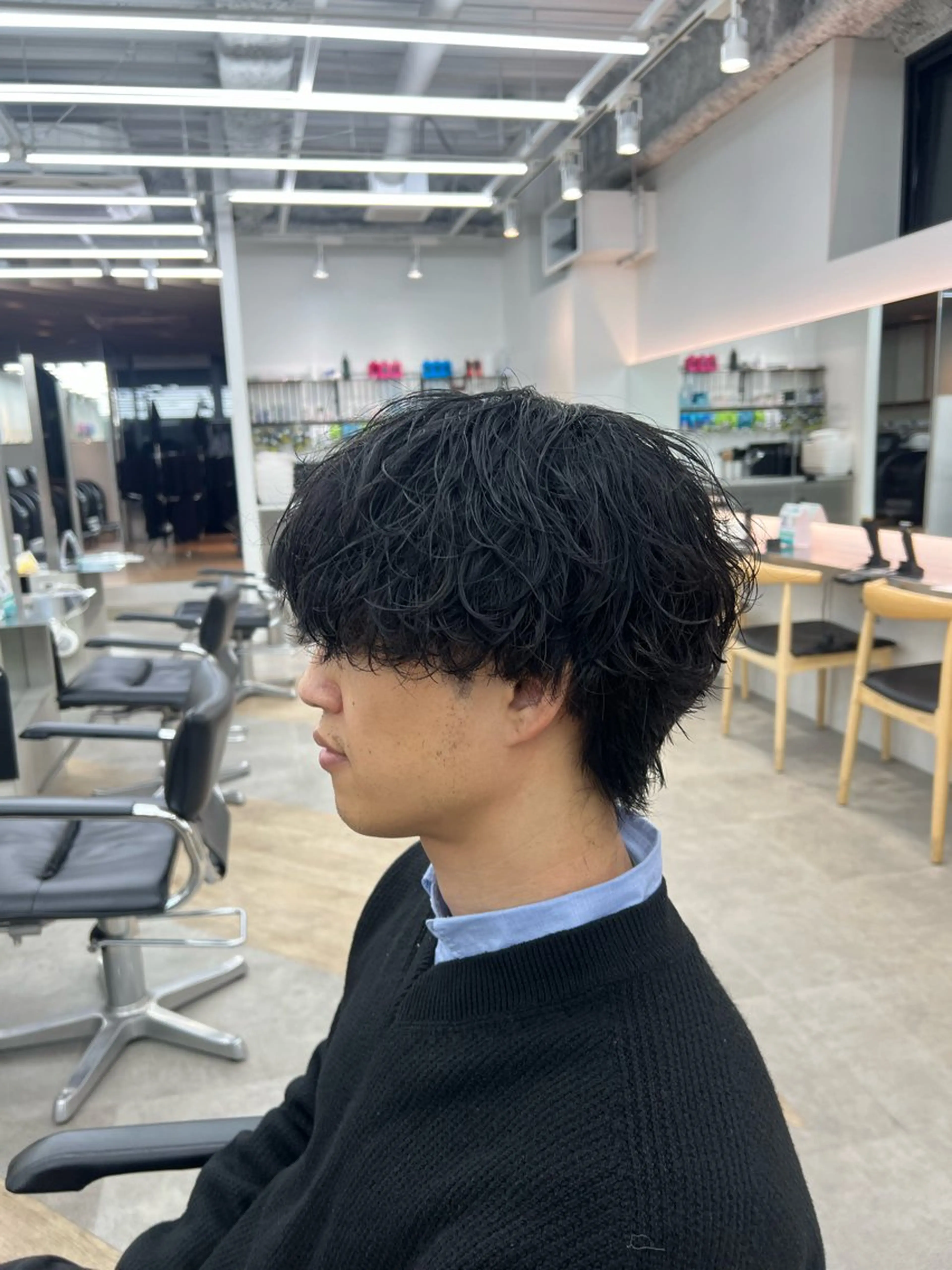 パーマ メンズ カット パーマ 🌀ソヘル/シャドウ ✨/メンズパーマ/栄のヘアスタイル