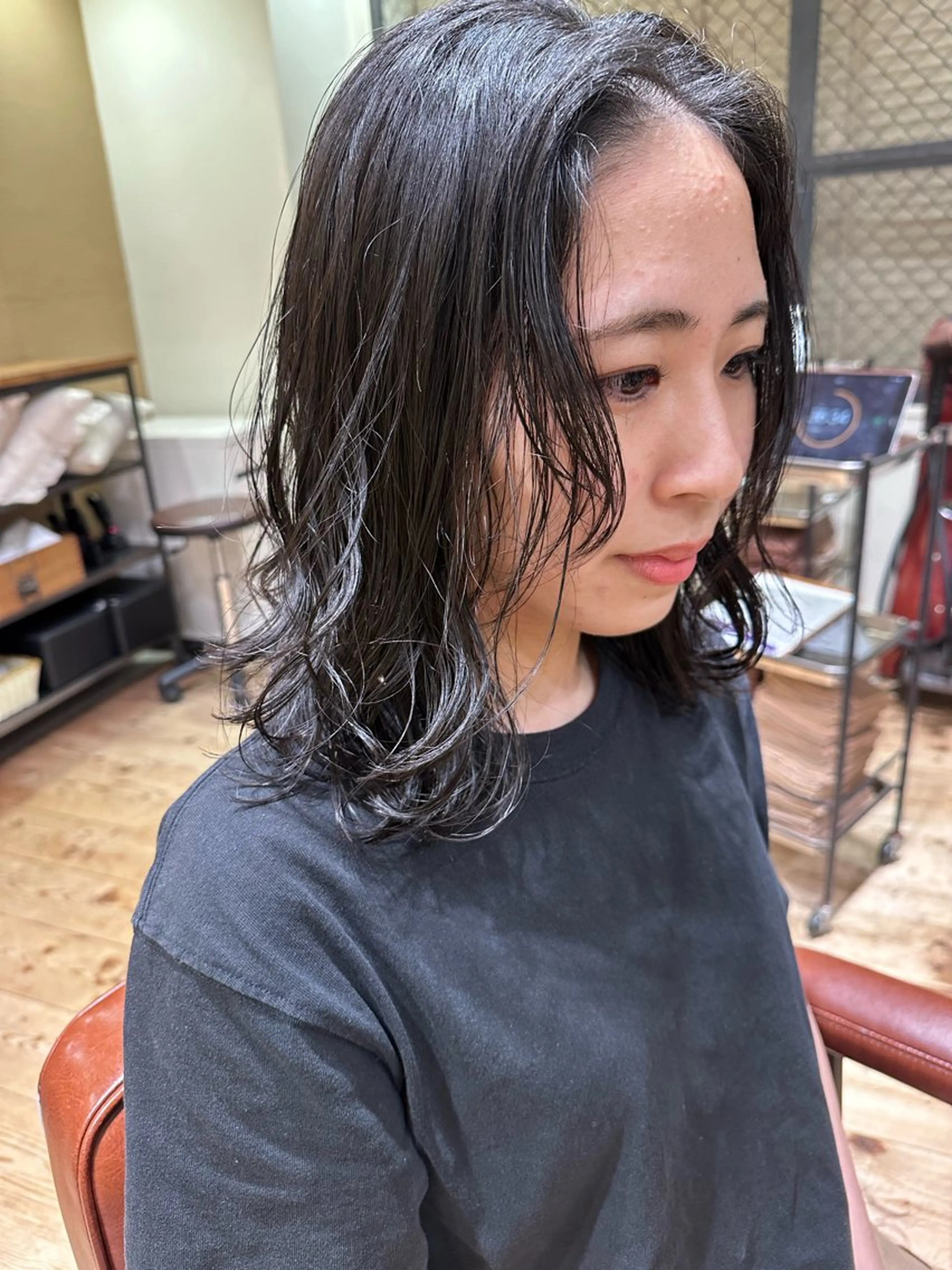 ミディアム yukie🌷 /暖色🍒梅田サロンのヘアスタイル