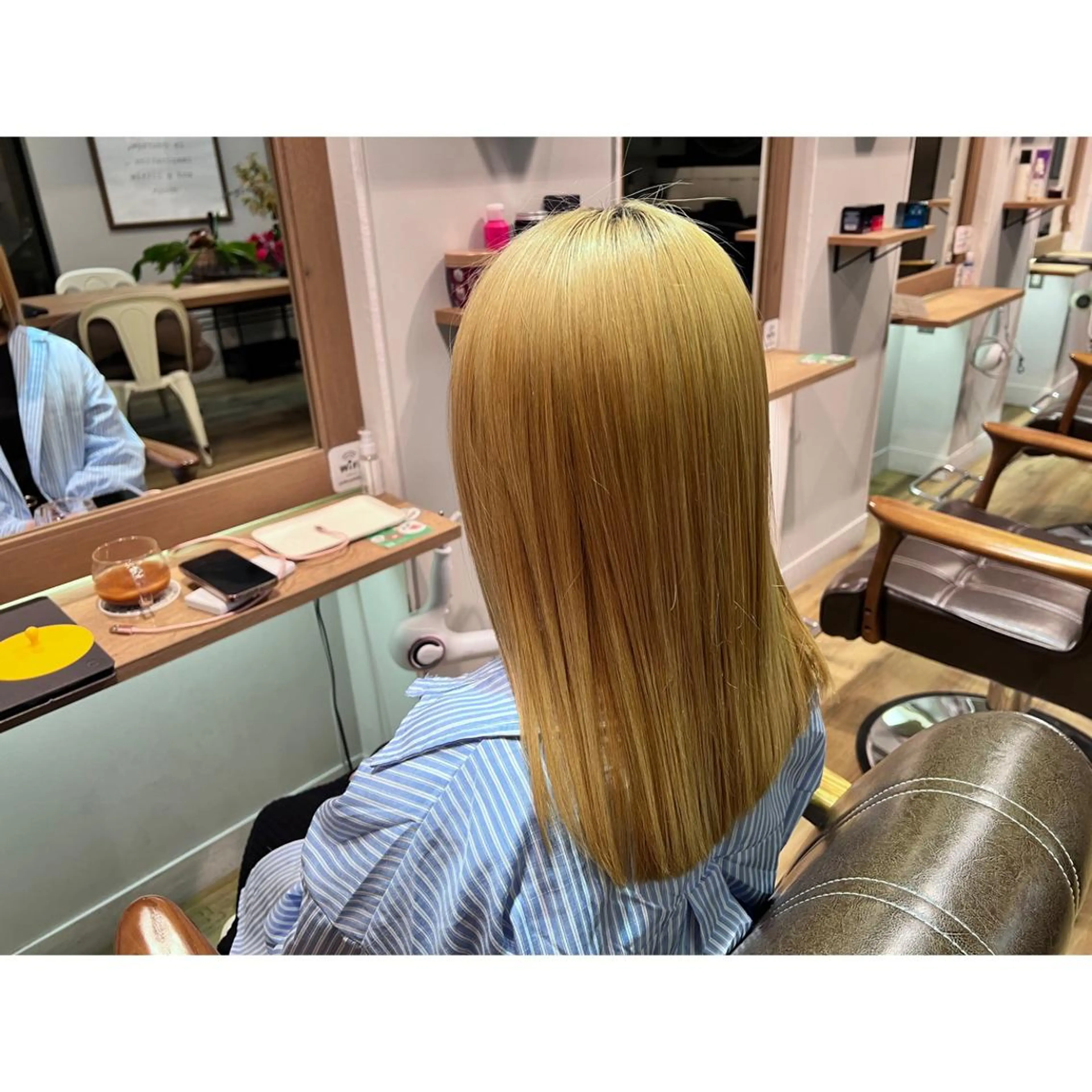 ロング カラー 髪質改善 トリートメント ツキダテ ユイのヘアスタイル