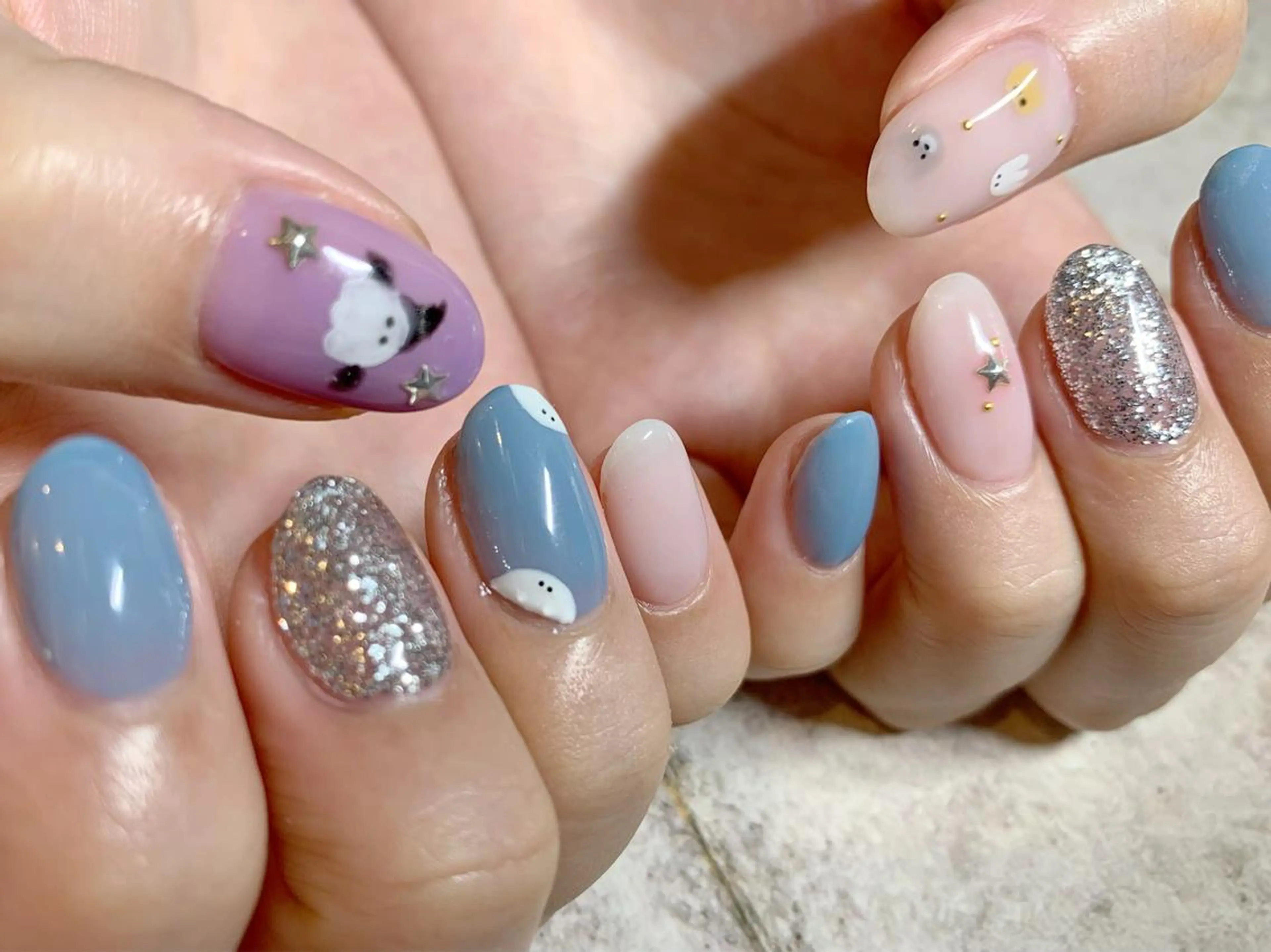 ショート ネイル ハロウィン ハロウィン -yuu-所属・Lino ﾟのネイルデザイン