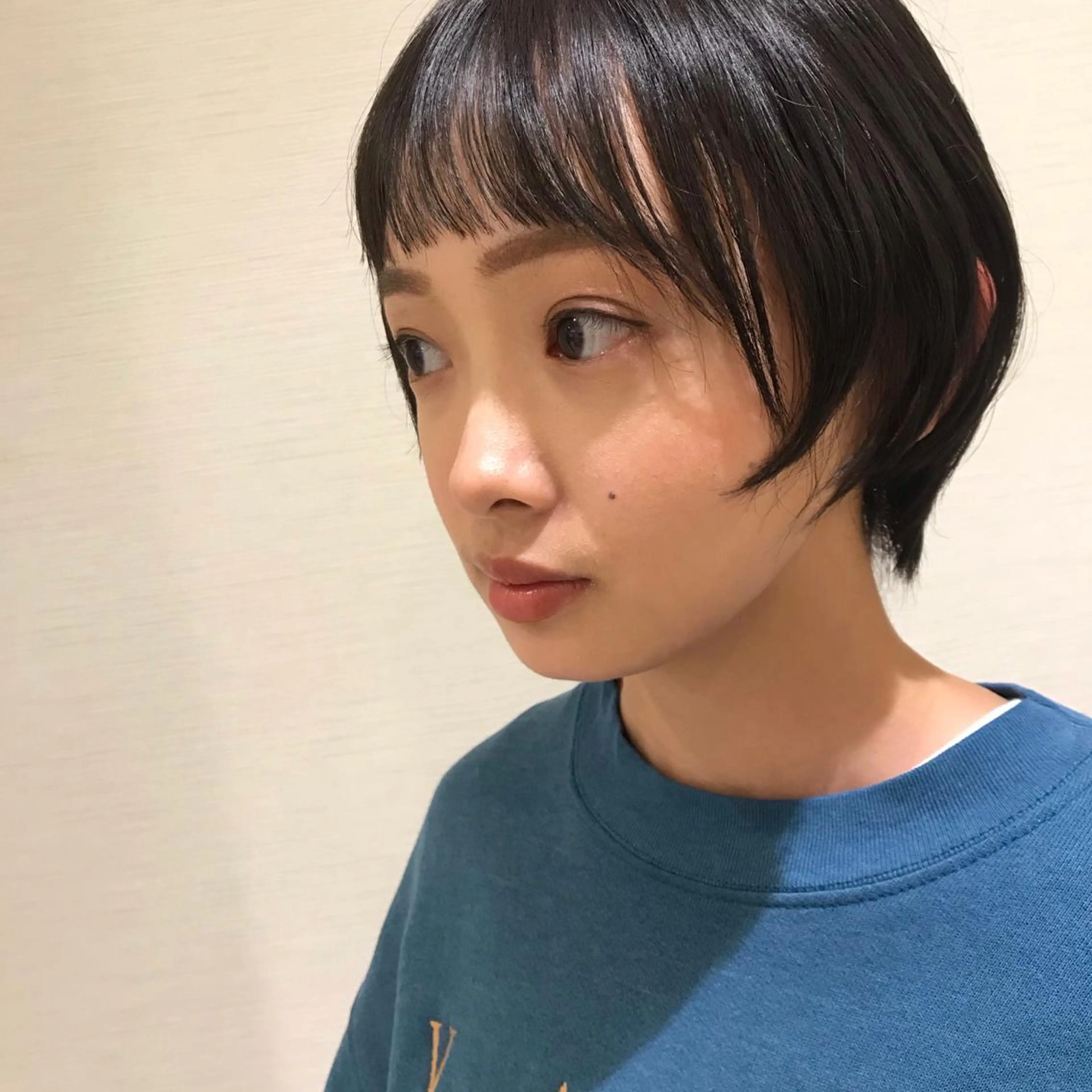 ショート ヘアカラー トリートメント 福島成美/髪質改善 縮毛矯正/カラーのヘアスタイル