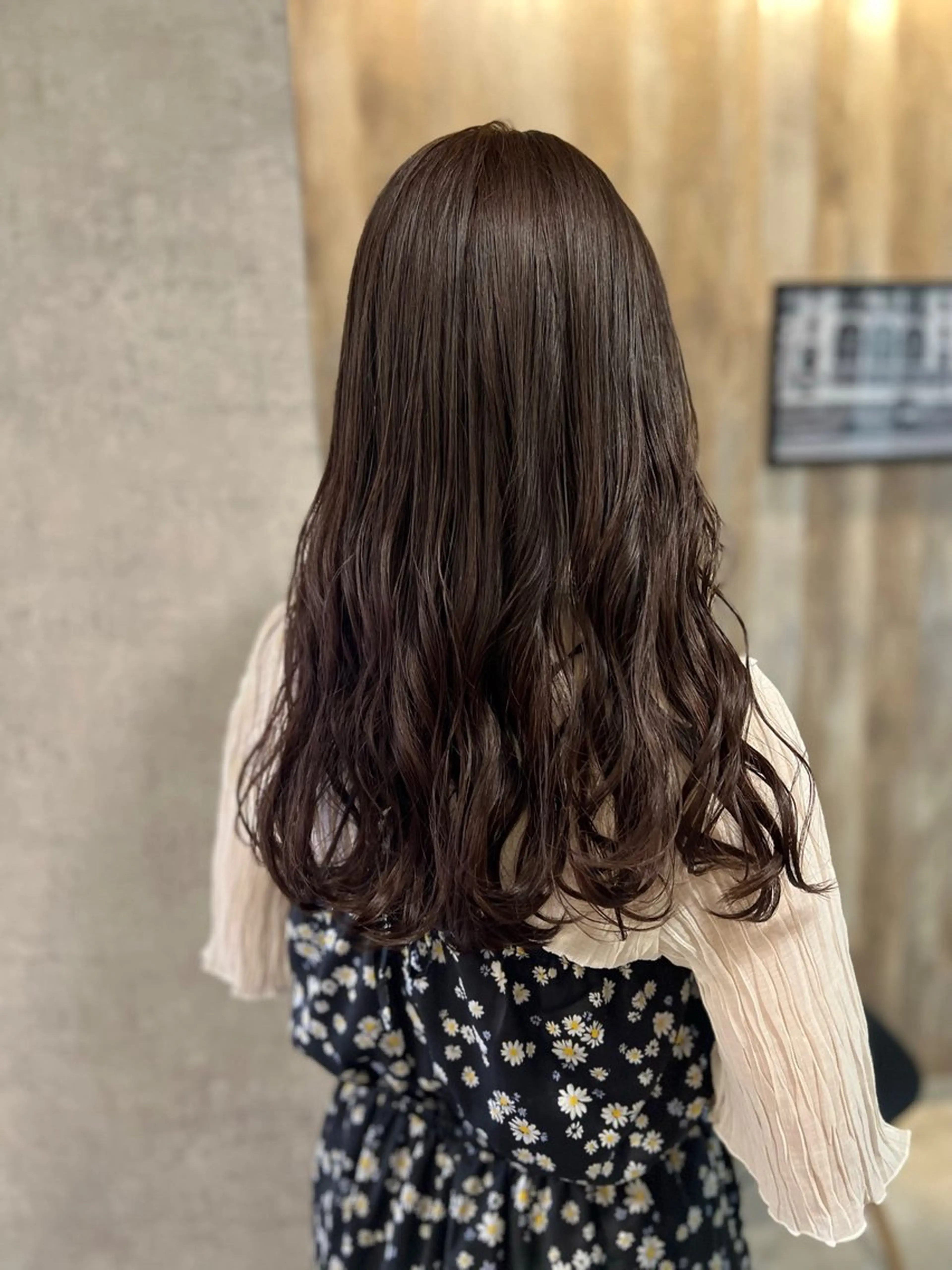 セミロング カラー AIconic nagoya所属・縮毛矯正/ レイヤー/ミディアムのヘアスタイル