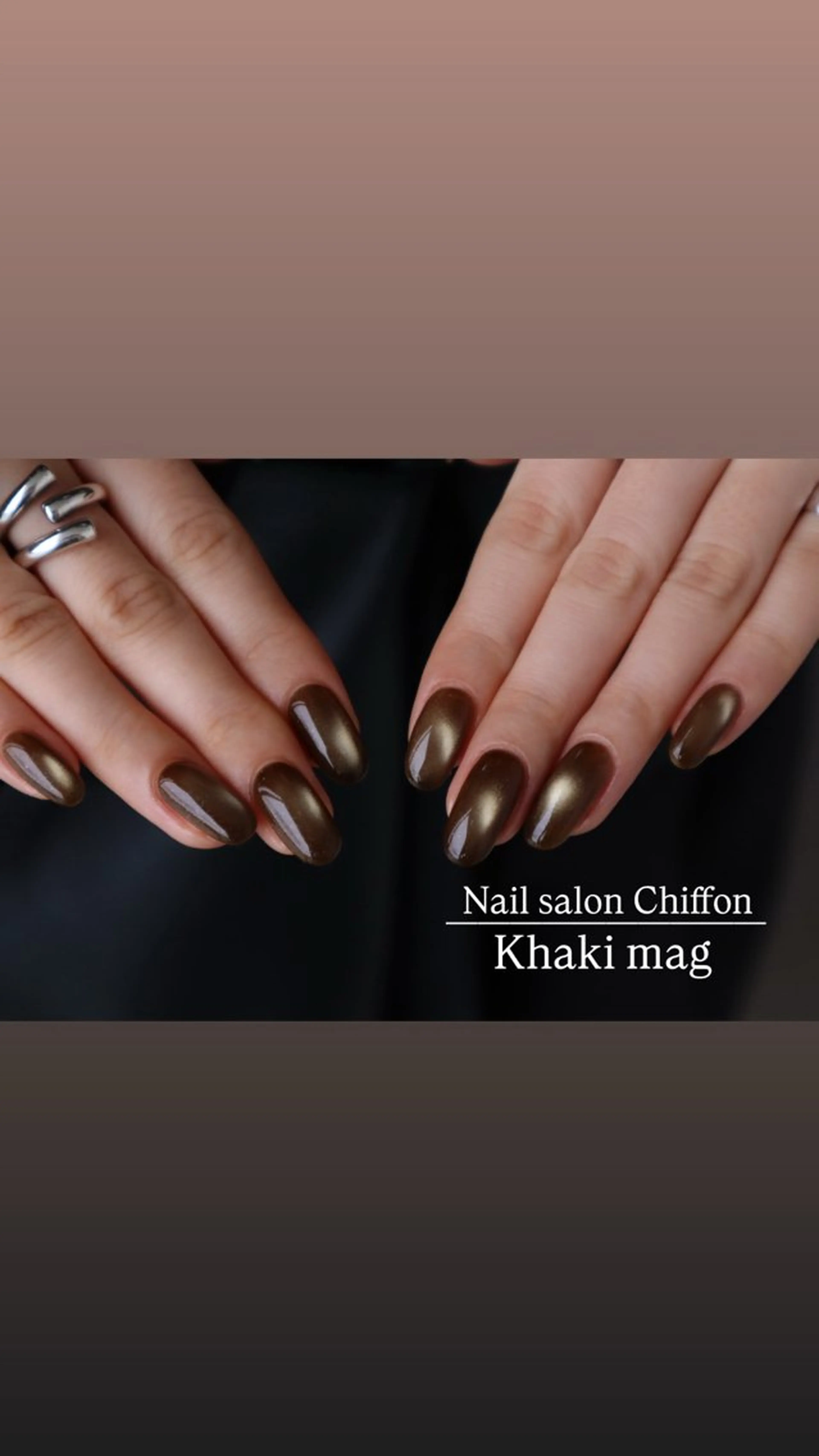ネイル マグネットネイル パステルネイル 春ネイル ハンドネイル Nail salon Chiffonのその他イメージ