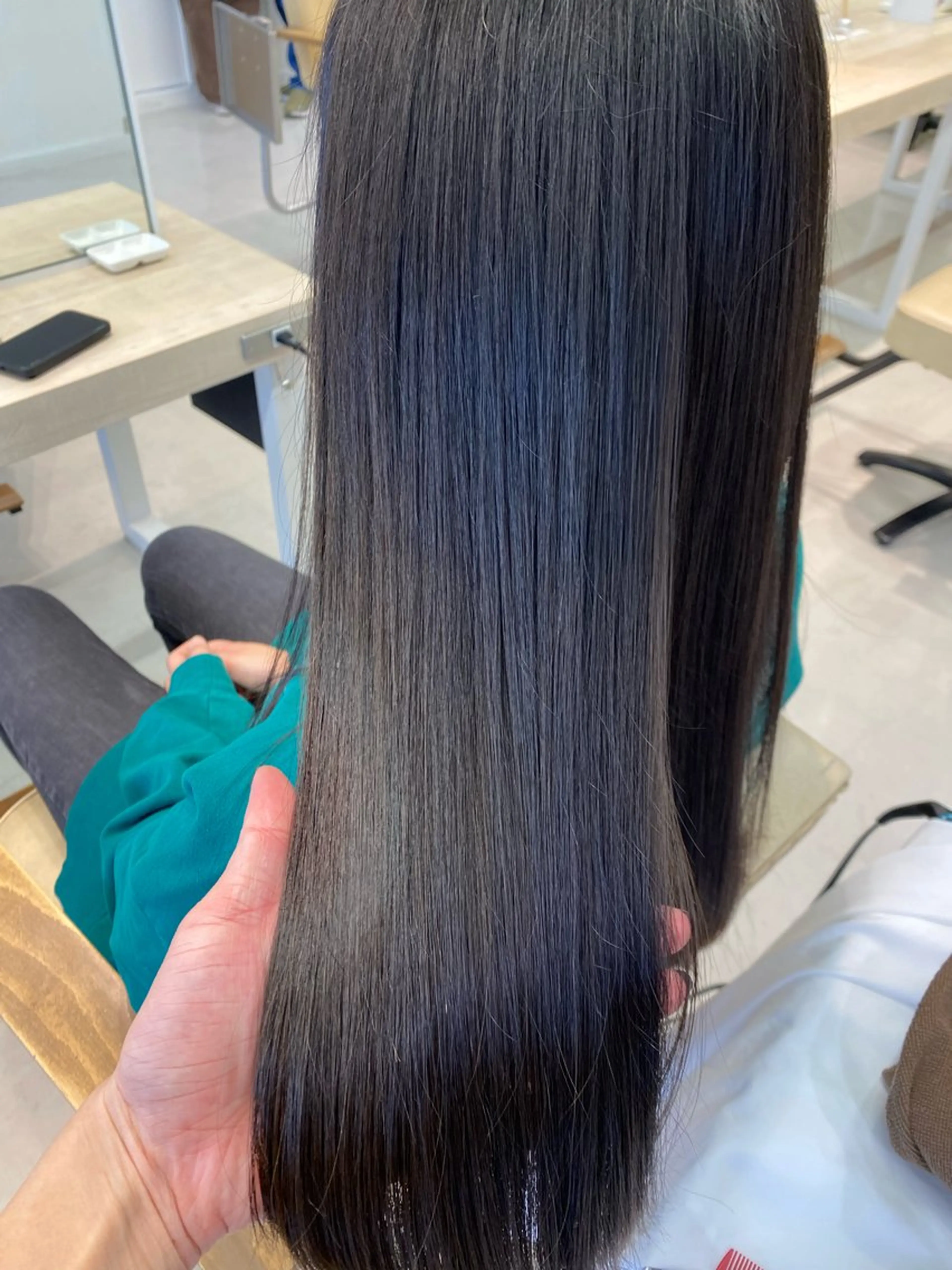 ロング 髪質改善 トリートメント 縮毛矯正 トリートメント メンズパーマ/ スパイキー/フェードのヘアスタイル