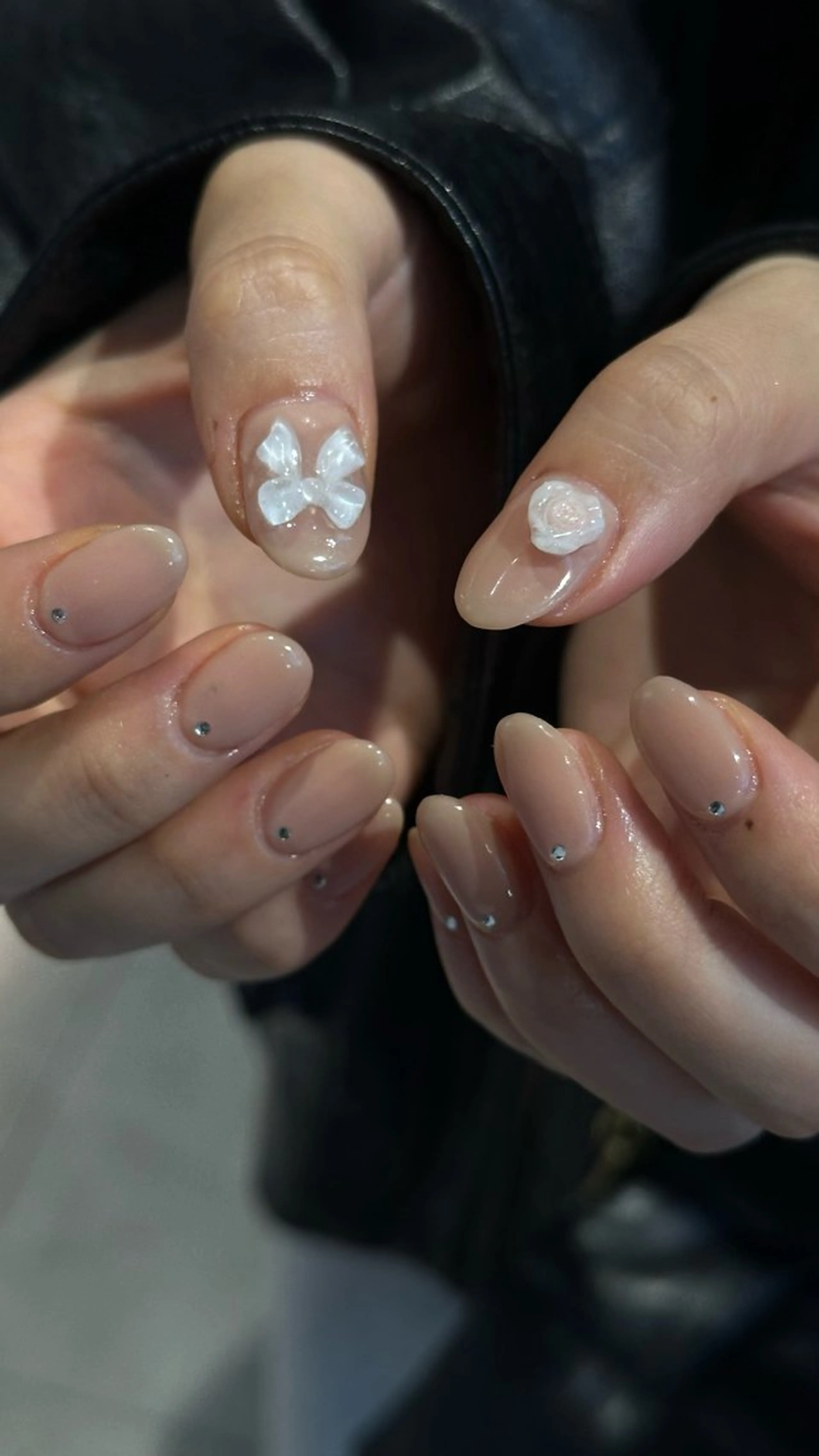 ネイル ハンドネイル ハンドケア 🎀韓国レイヤー特化 🎀ベージュ/ミクのヘアスタイル