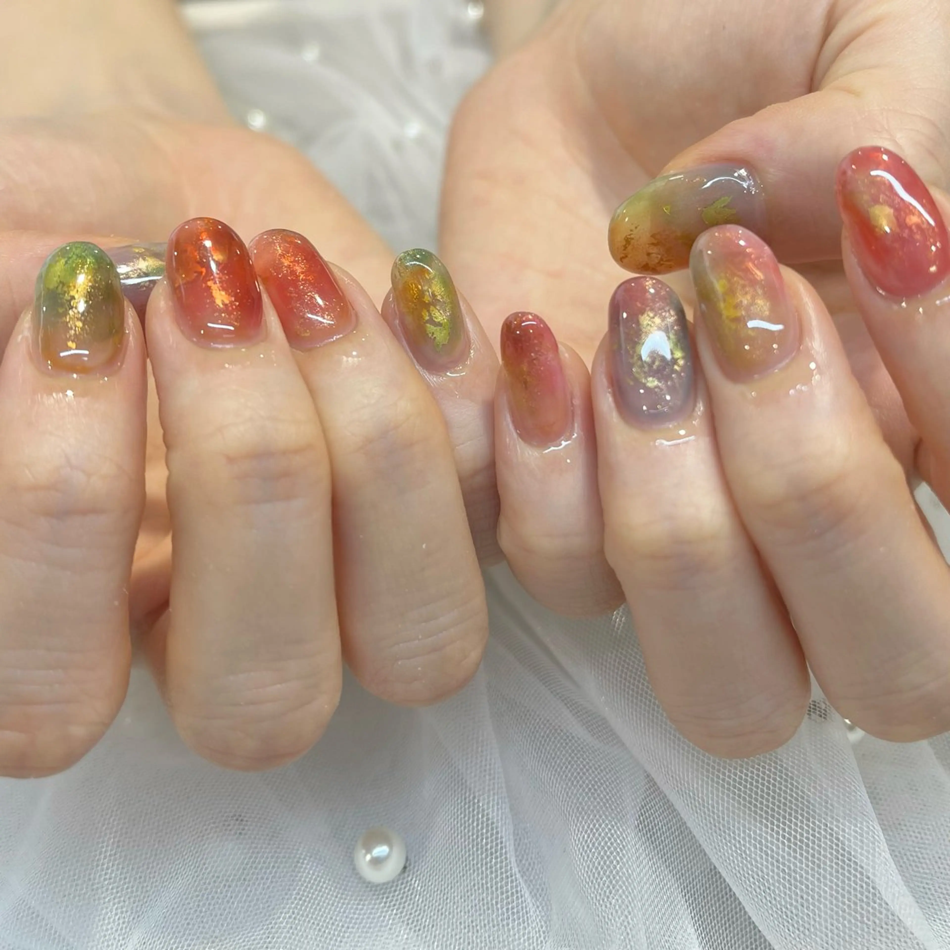 ネイル ハンドネイル 内田 里穂のネイルデザイン