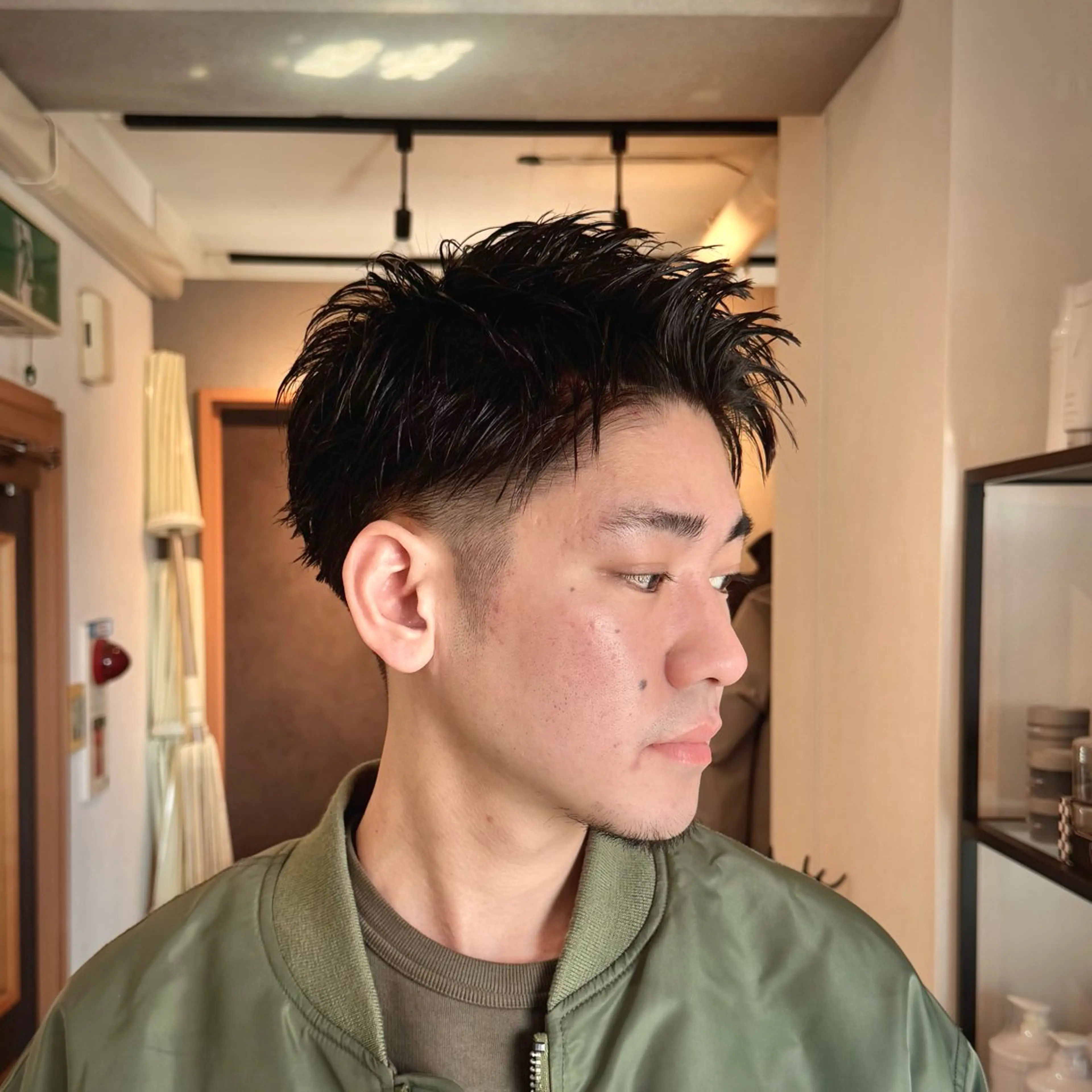 ショート メンズ スパイキーショート ツーブロック ショートヘア カット GLADMAN'S CUT CLUB 立川所属・メンズ特化✂️ 三上のヘアスタイル