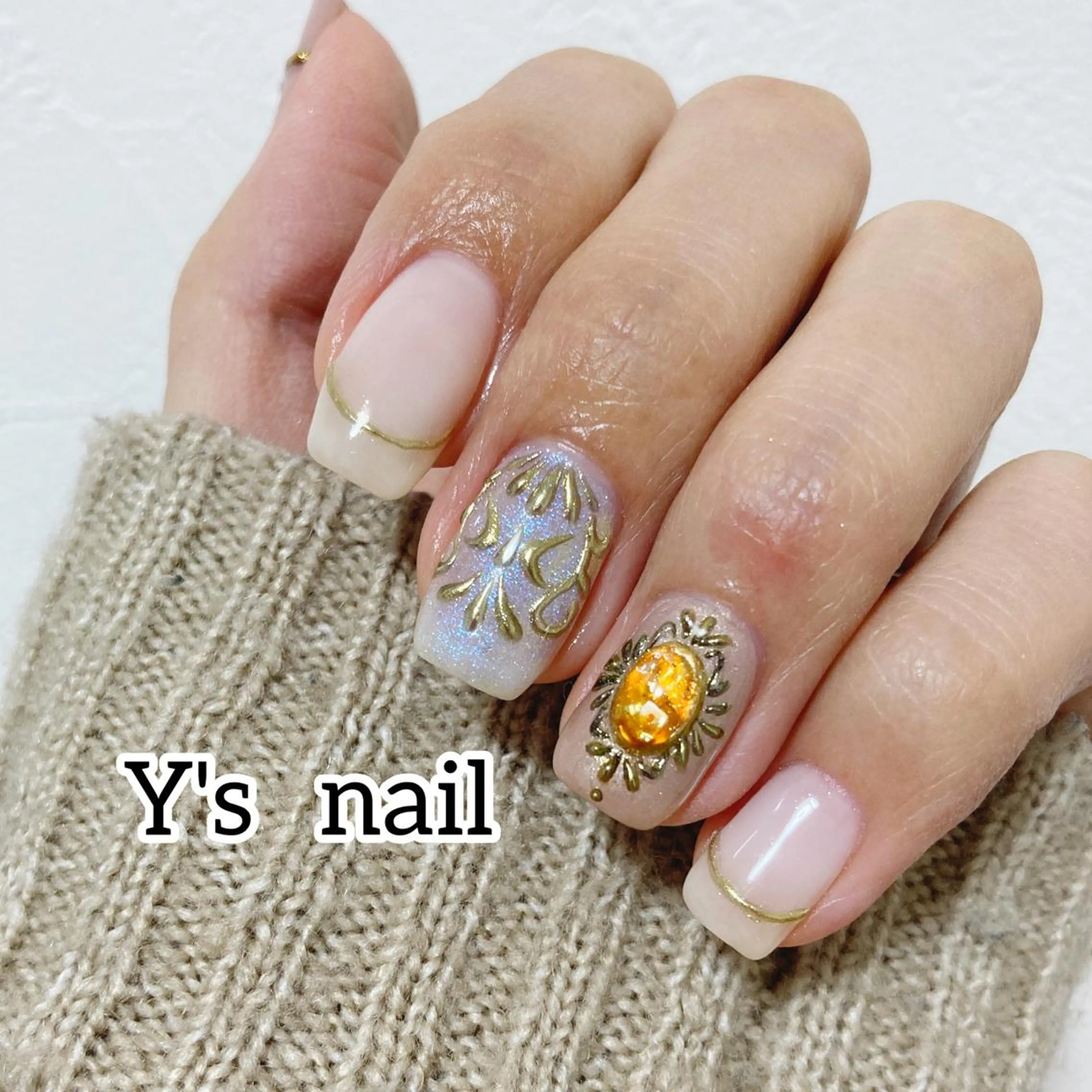 ネイル ハンドネイル 手書きが得意🖌️ Y’s  nailのネイルデザイン