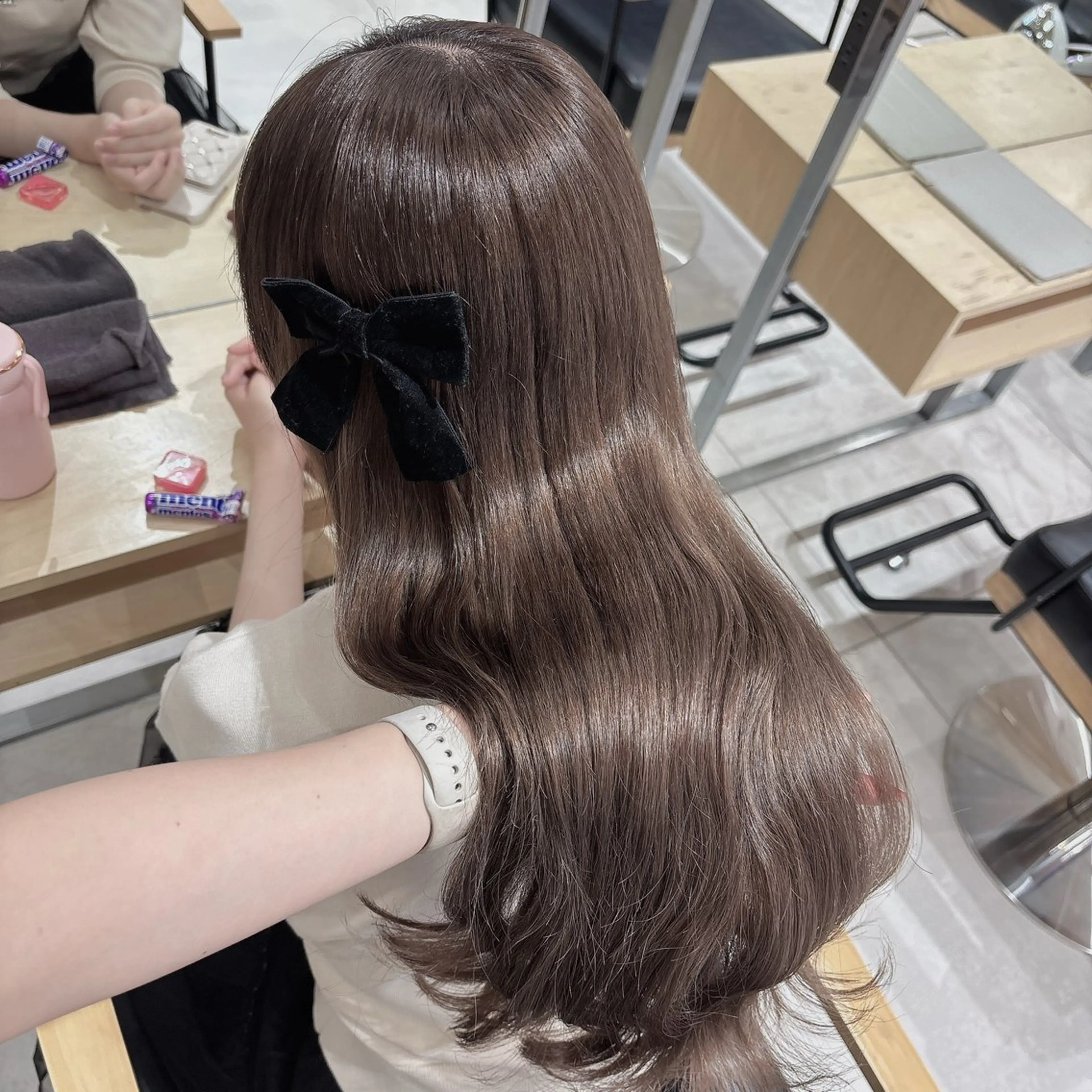 ロング ヘアカラー ヘアセット ゆるふわ透明感カラー 🎀ほの/表参道のヘアスタイル