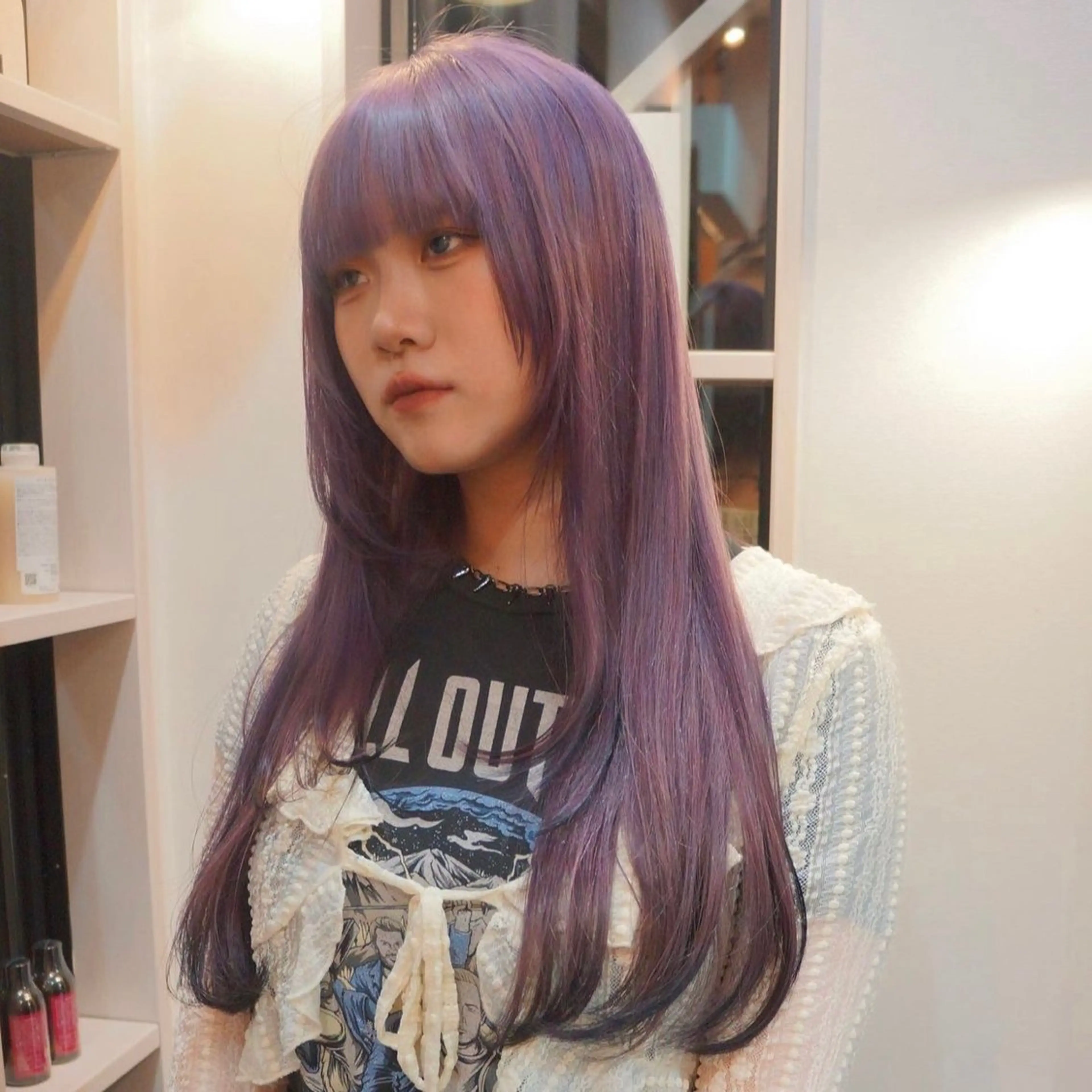 ロング カラー ブロンド／ブリーチ 【SITY.】のヘアスタイル