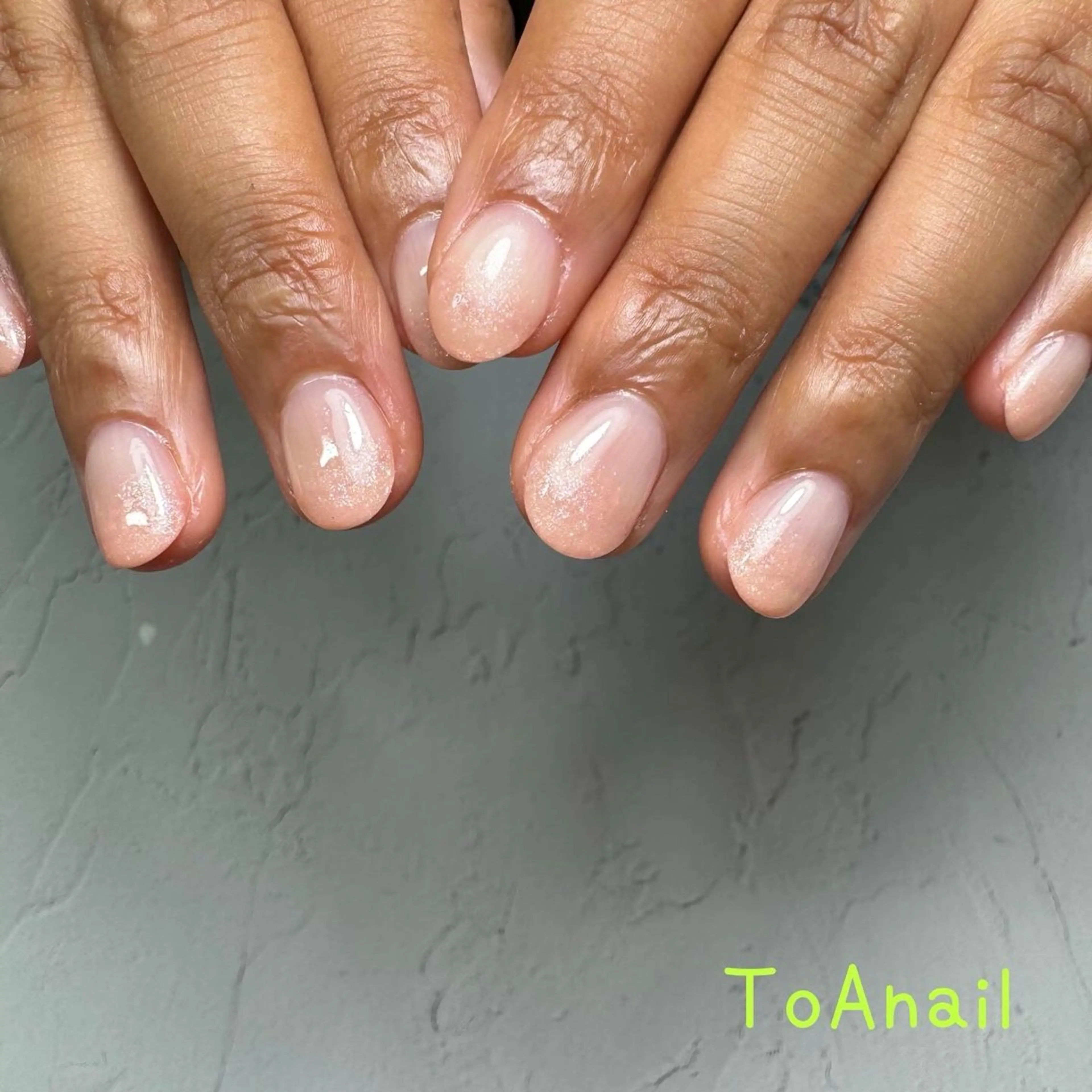 ネイル ラメ(グリッター) ラメグラデーション ToA nailのネイルデザイン