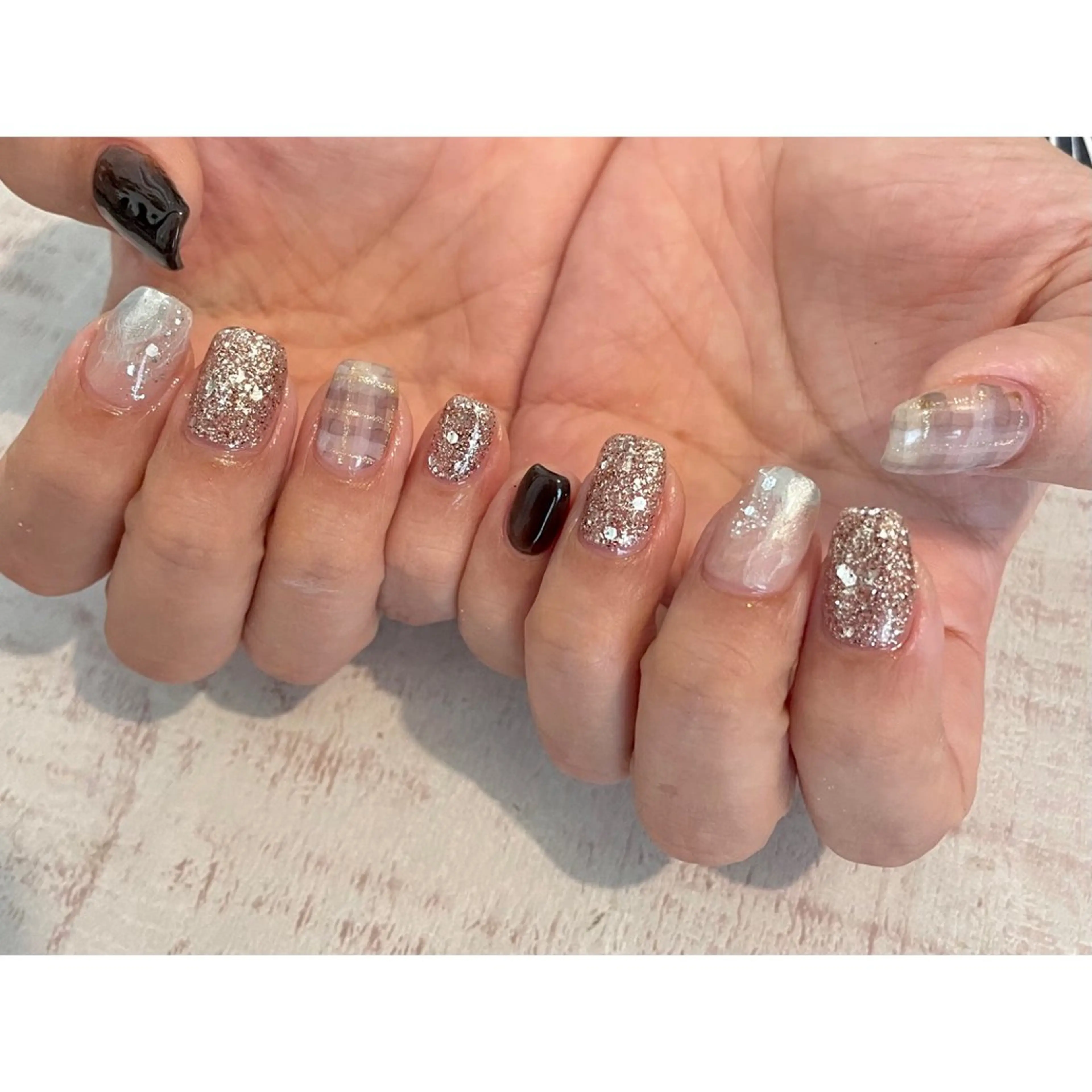 ネイル 𖡼 yumenoのネイルデザイン