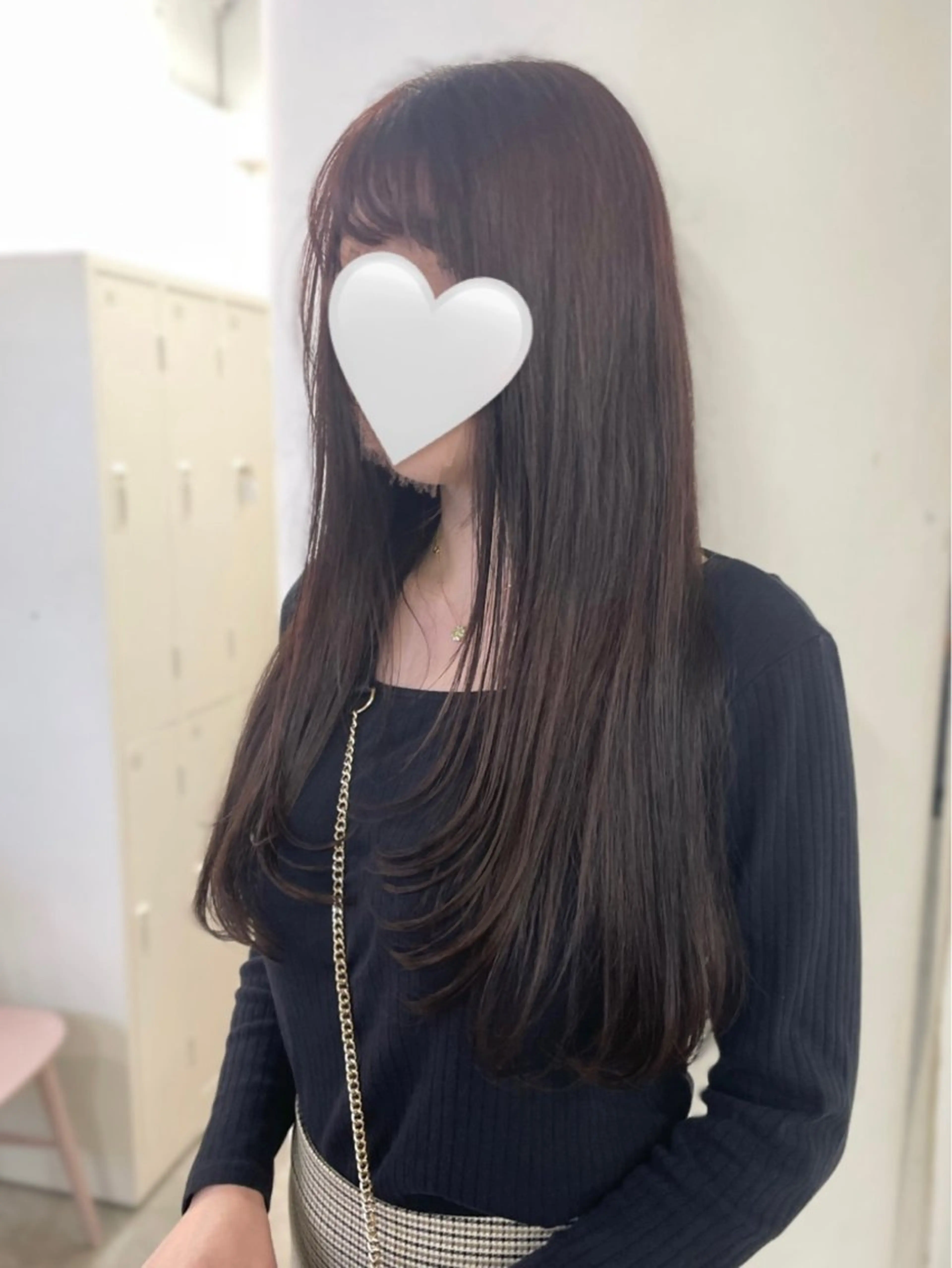 ロング カラー レイヤーカット Hana ♡ marshu梅田のヘアスタイル