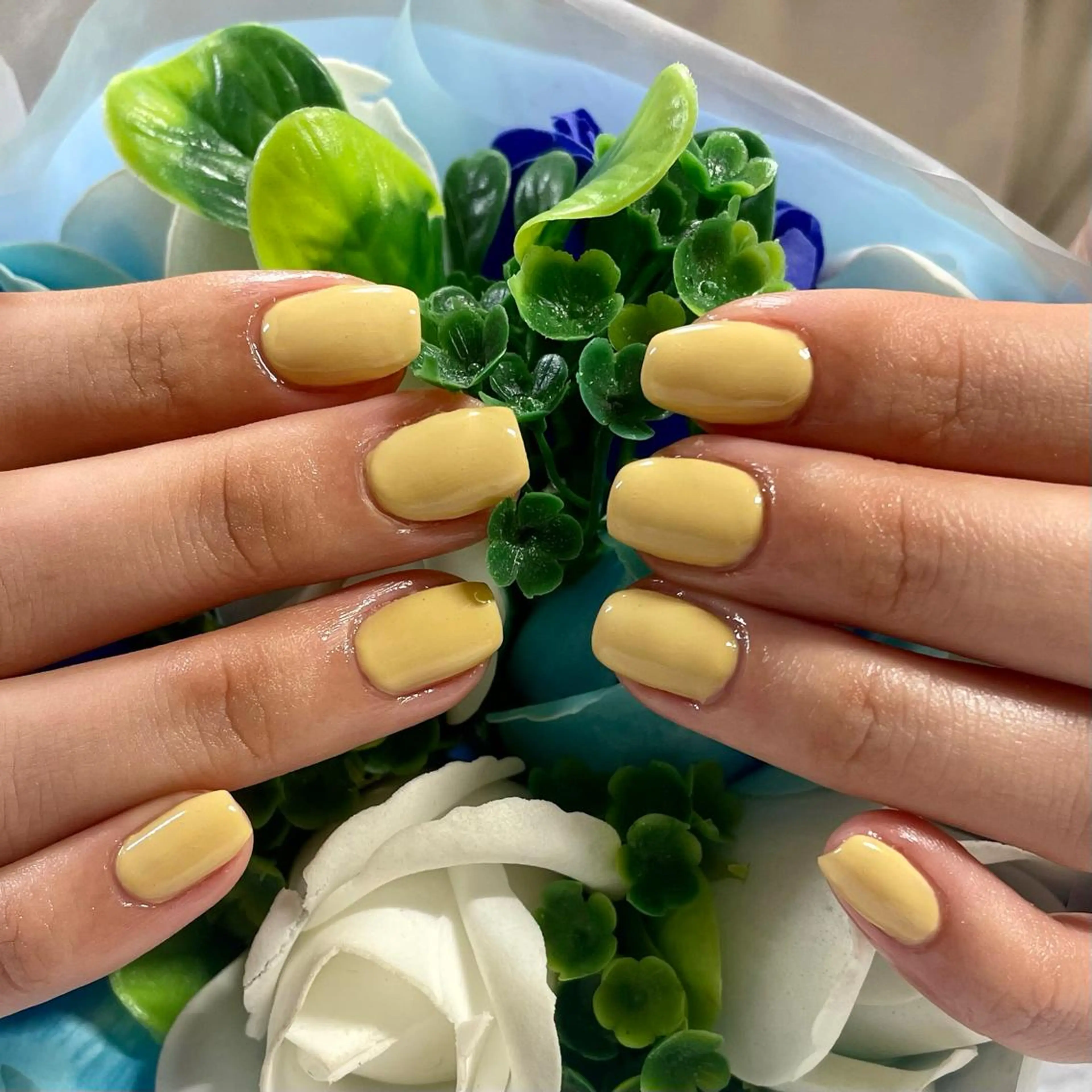 ネイル ワンカラーネイル 奥園 良恵のネイルデザイン