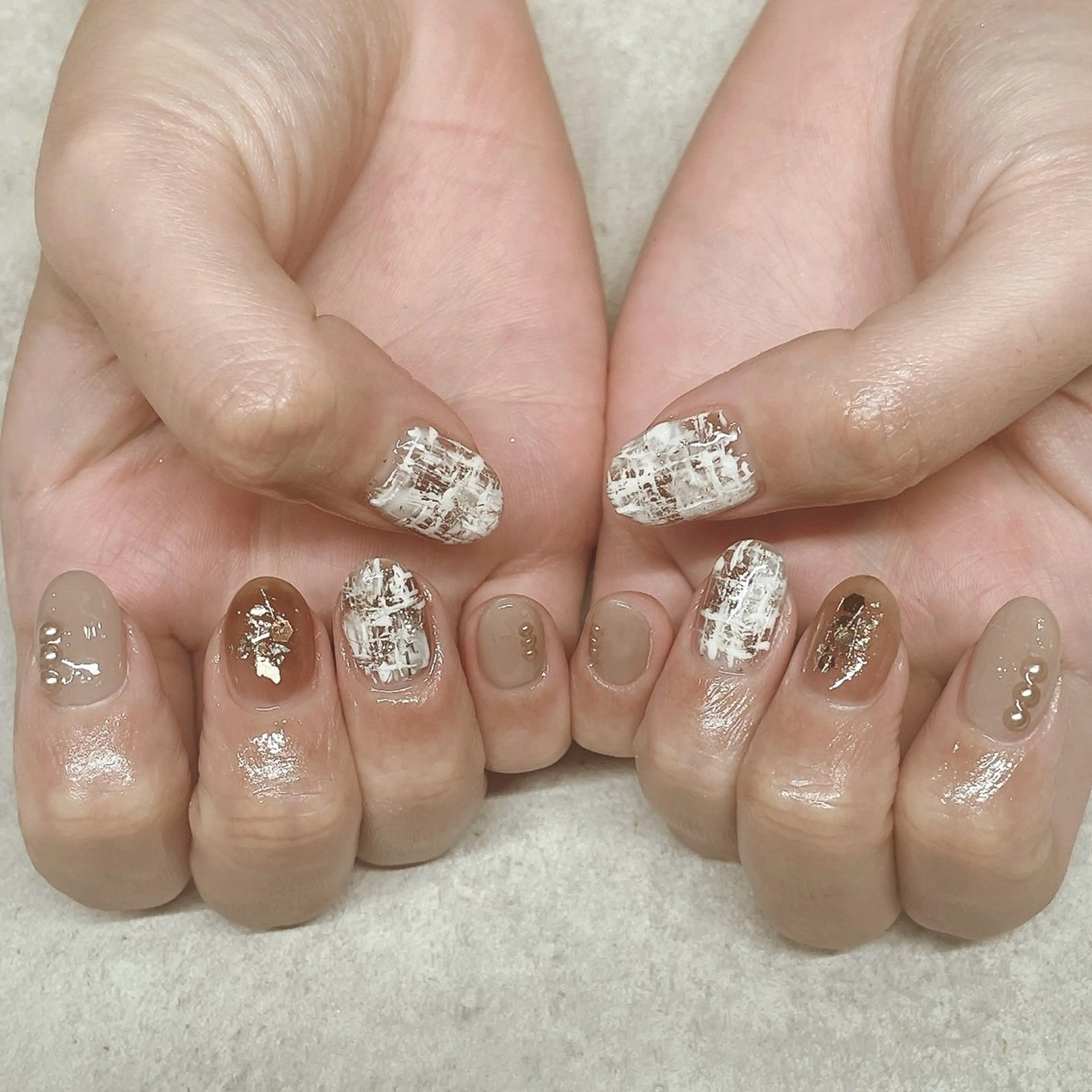 ネイル ハンドネイル A85G ayakoのネイルデザイン