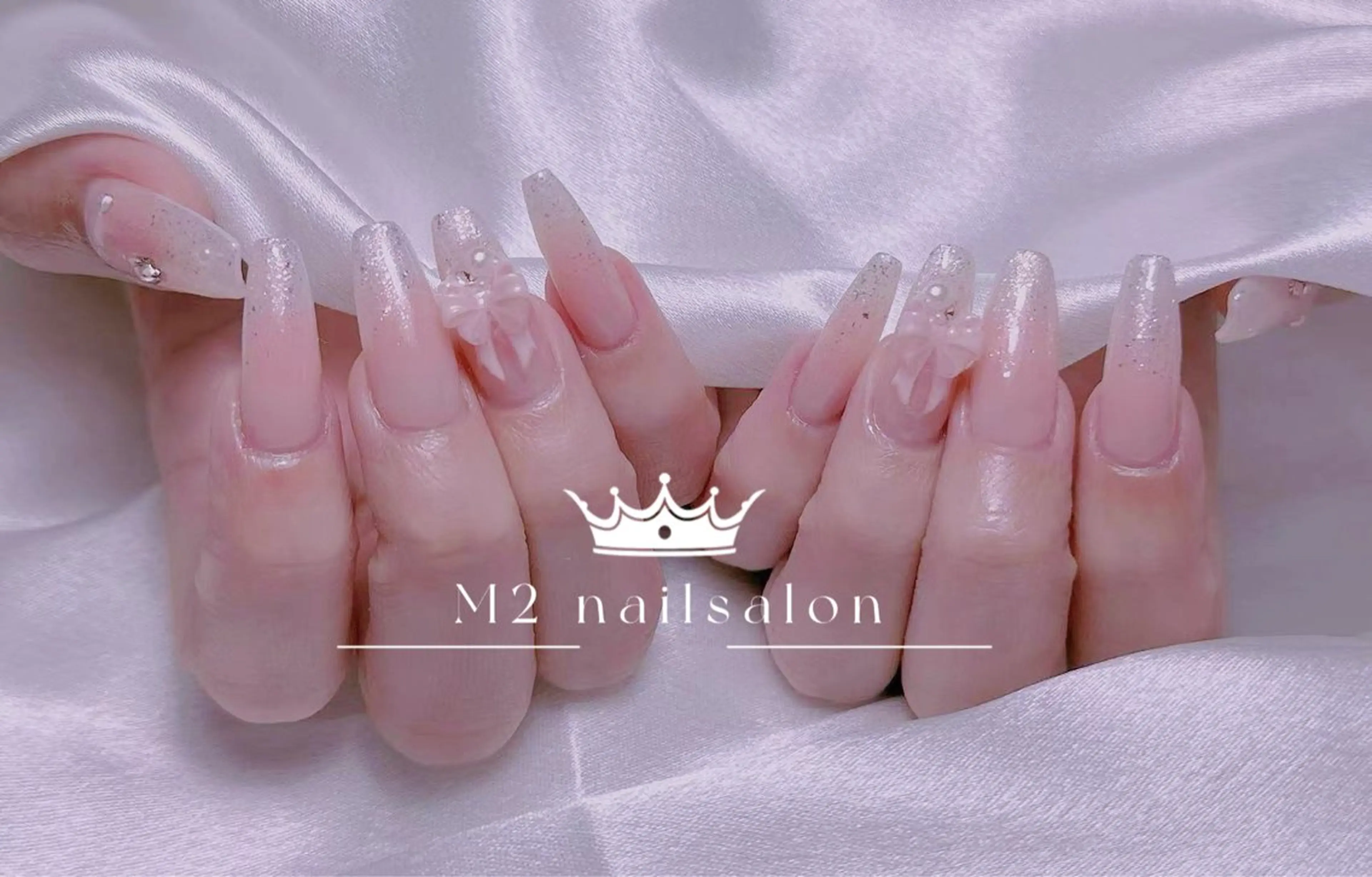 ネイル ハンドネイル 長さだし専門店 M2　rikaのネイルデザイン