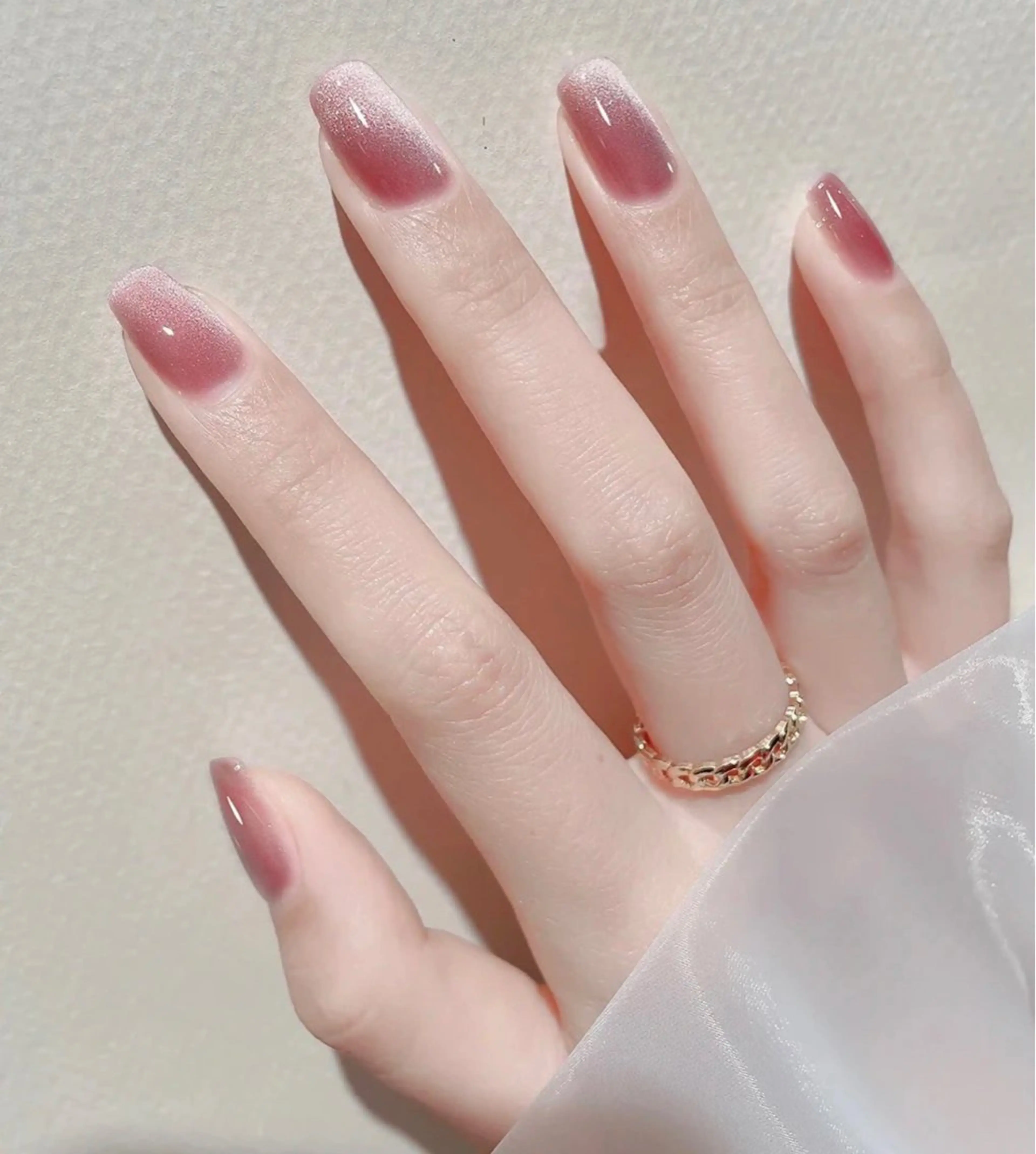 NO.9 ★    【チップジェルスカルプ長さだし】マグネットワンカラー　￥8980 (メンズ予約可)の写真