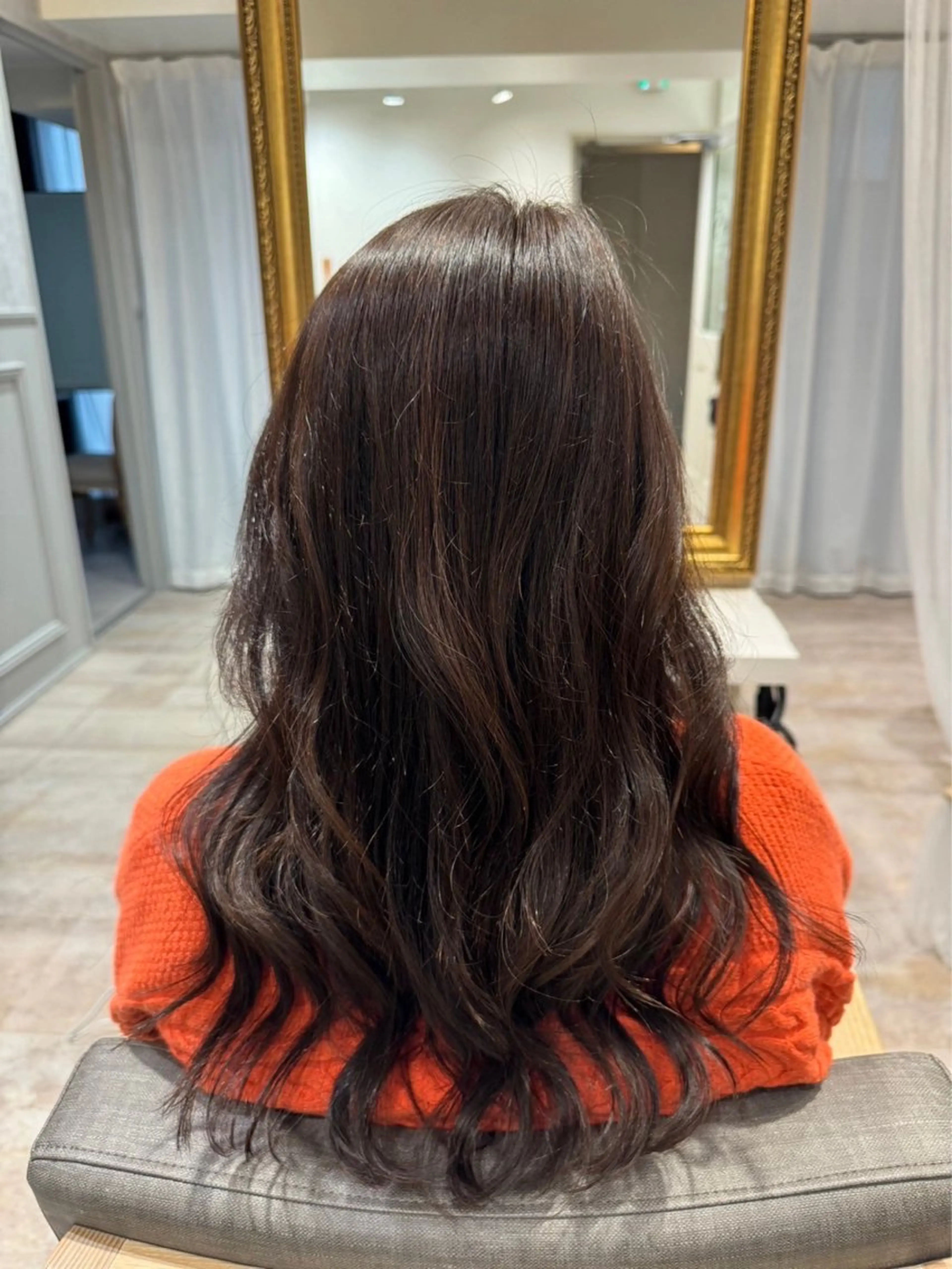 セミロング トリートメント 徳永 侑紀のヘアスタイル