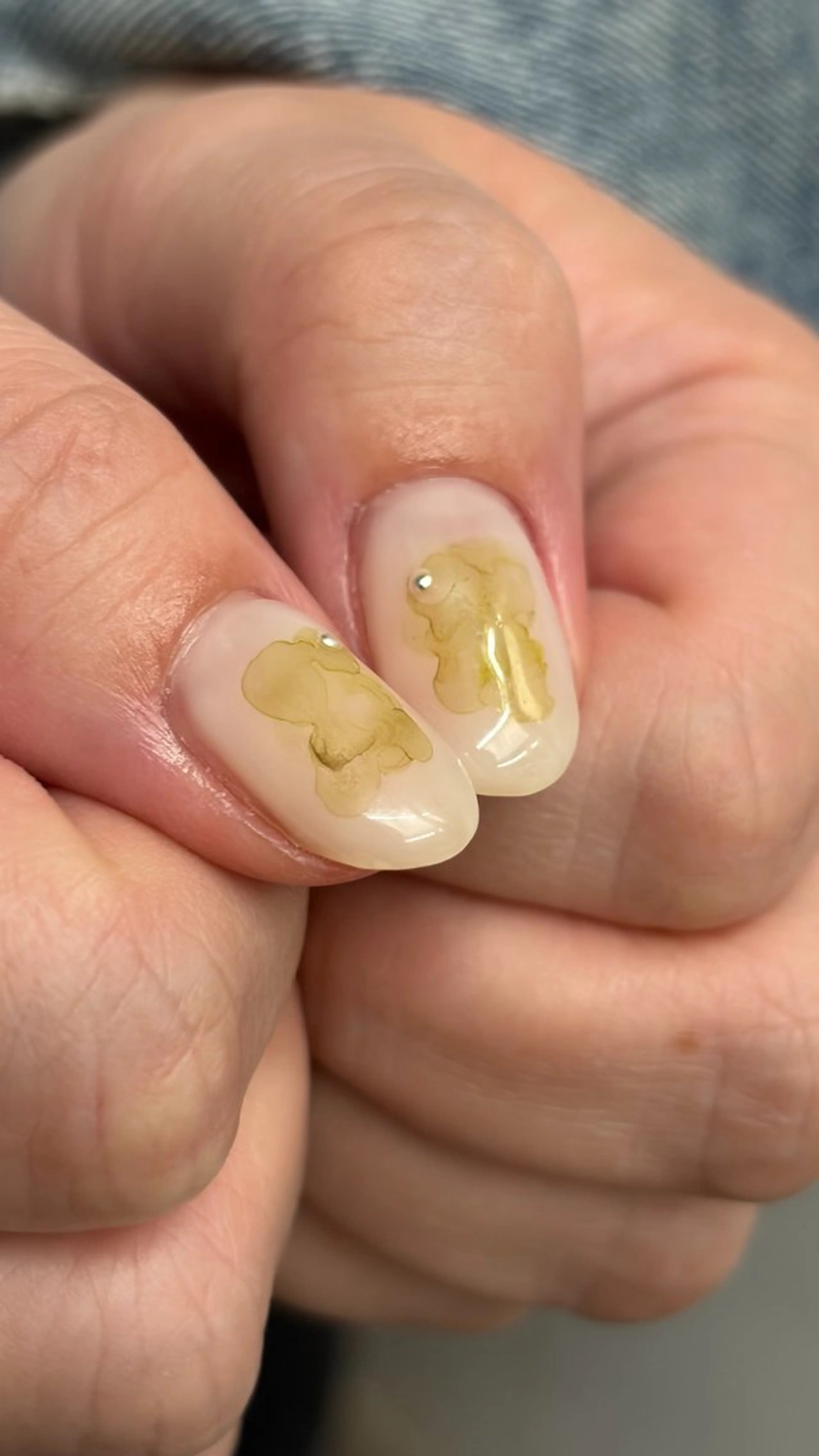 ネイル ジェルネイル 持ち込み ニュアンスネイル パラジェル calla NAIL南森町店所属・calla/南森町/ パラジェルのネイルデザイン