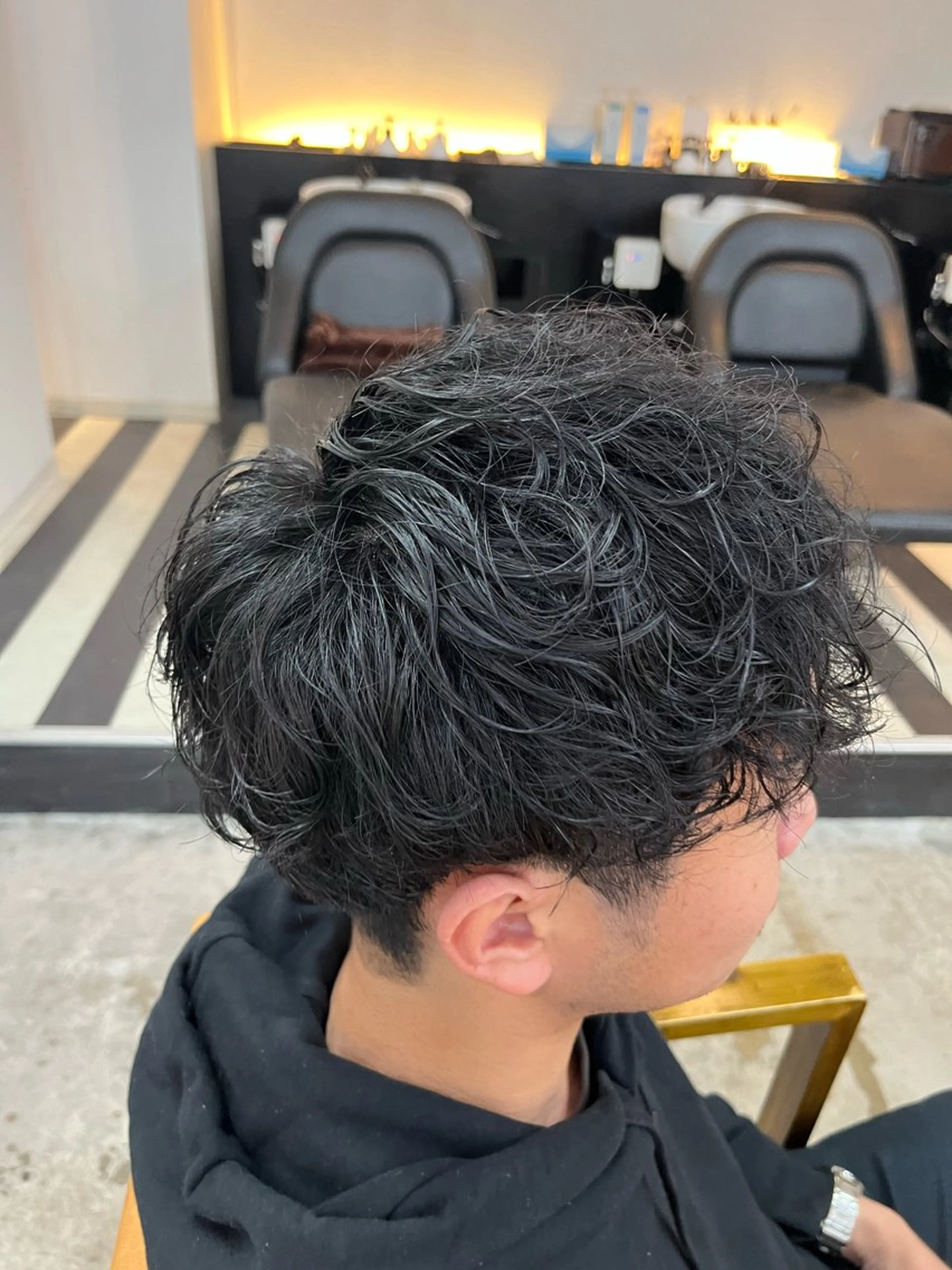 パーマ メンズ メンズハイライト メンズパーマ スペインカール スパイキーショート メンズツイストパーマ カット パーマ 💇メンズパーマ💇 木村賢司のヘアスタイル