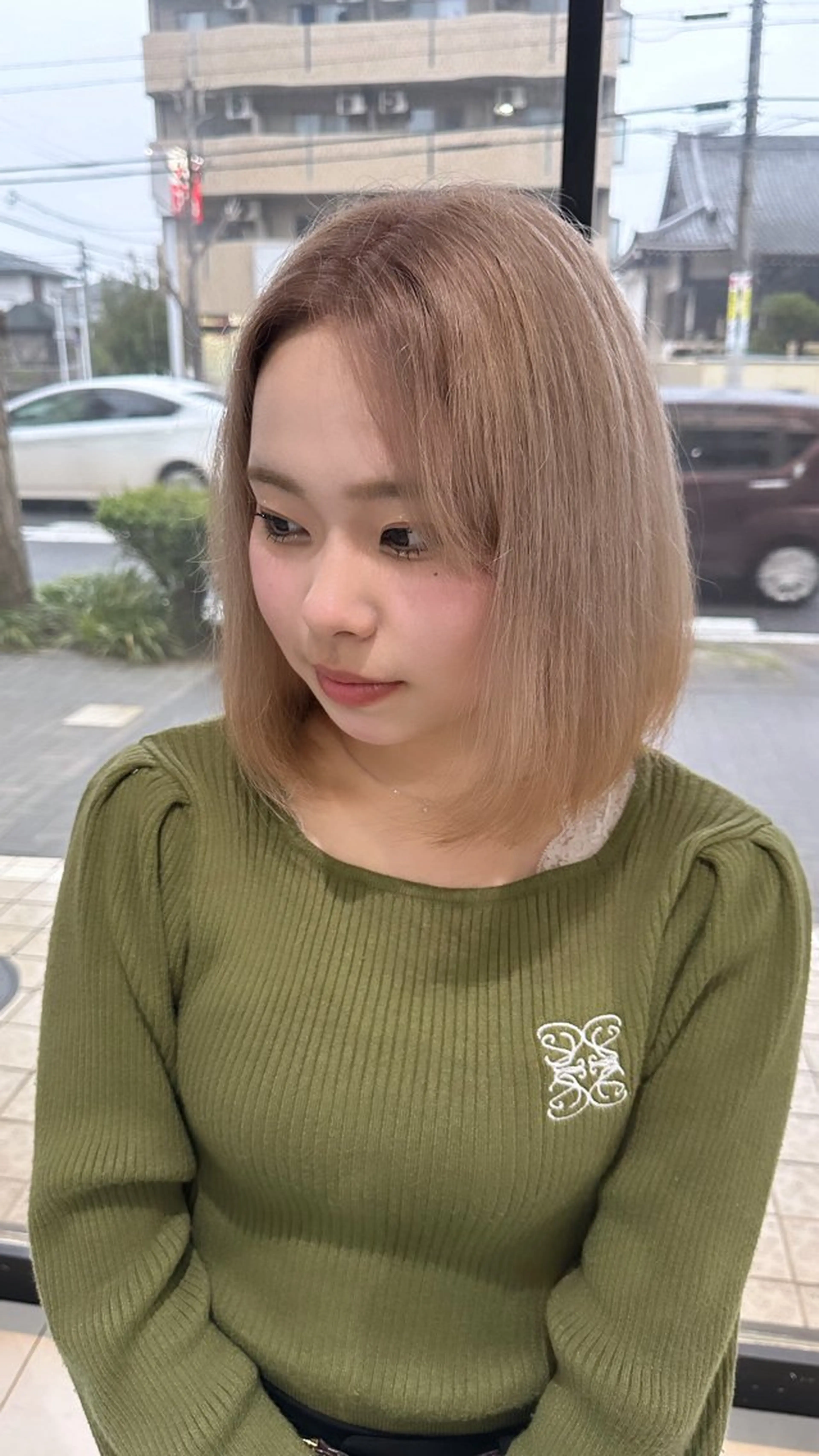 ミディアム カラー 透明感カラー/高畑 /名古屋/山口航輝のヘアスタイル