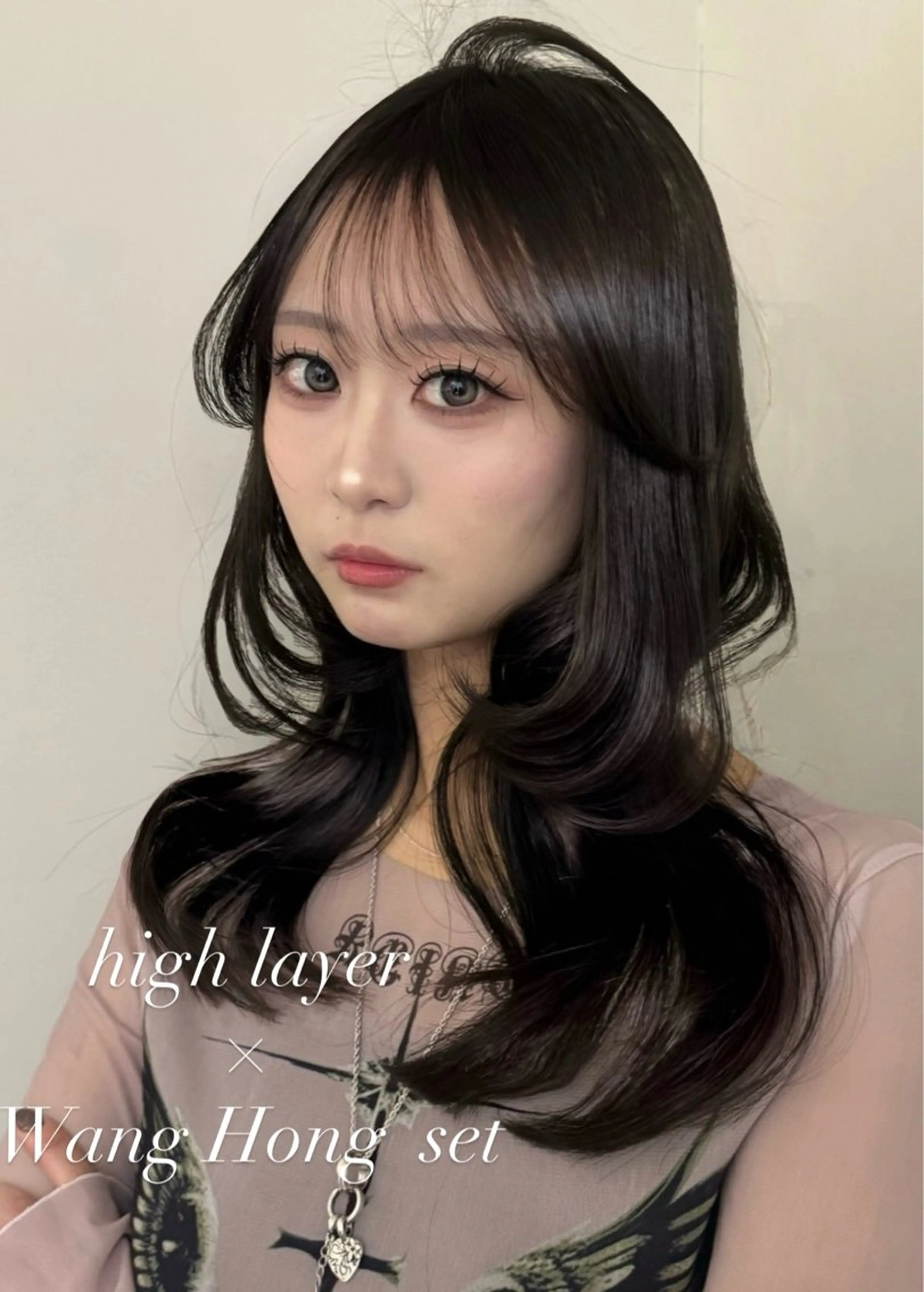 ロング カラー カット ヘアカラー 韓国レイヤー💋/ ワンホン/NANAのヘアスタイル